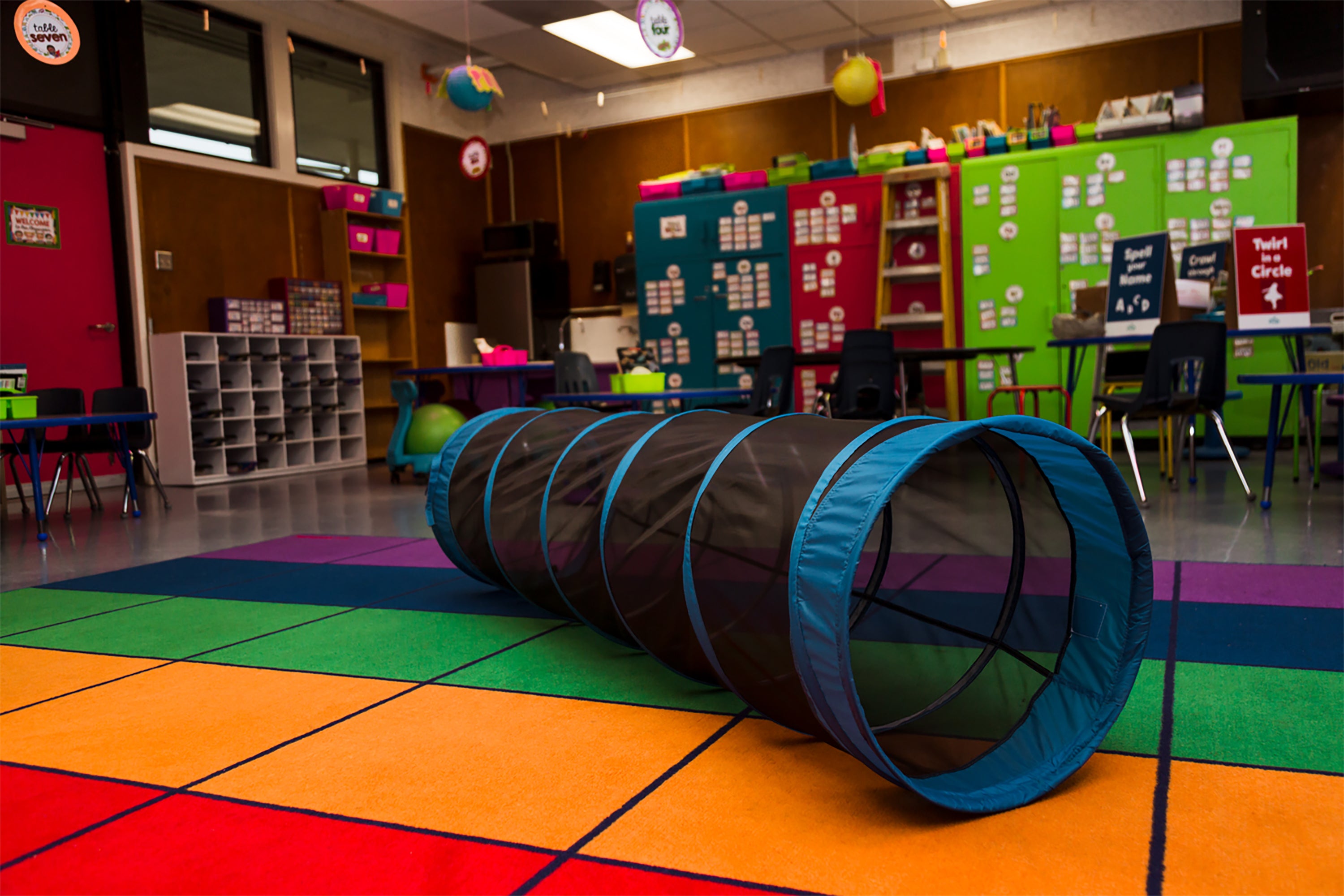 The Fun Tube 6FT Tunnel - Blue/Black