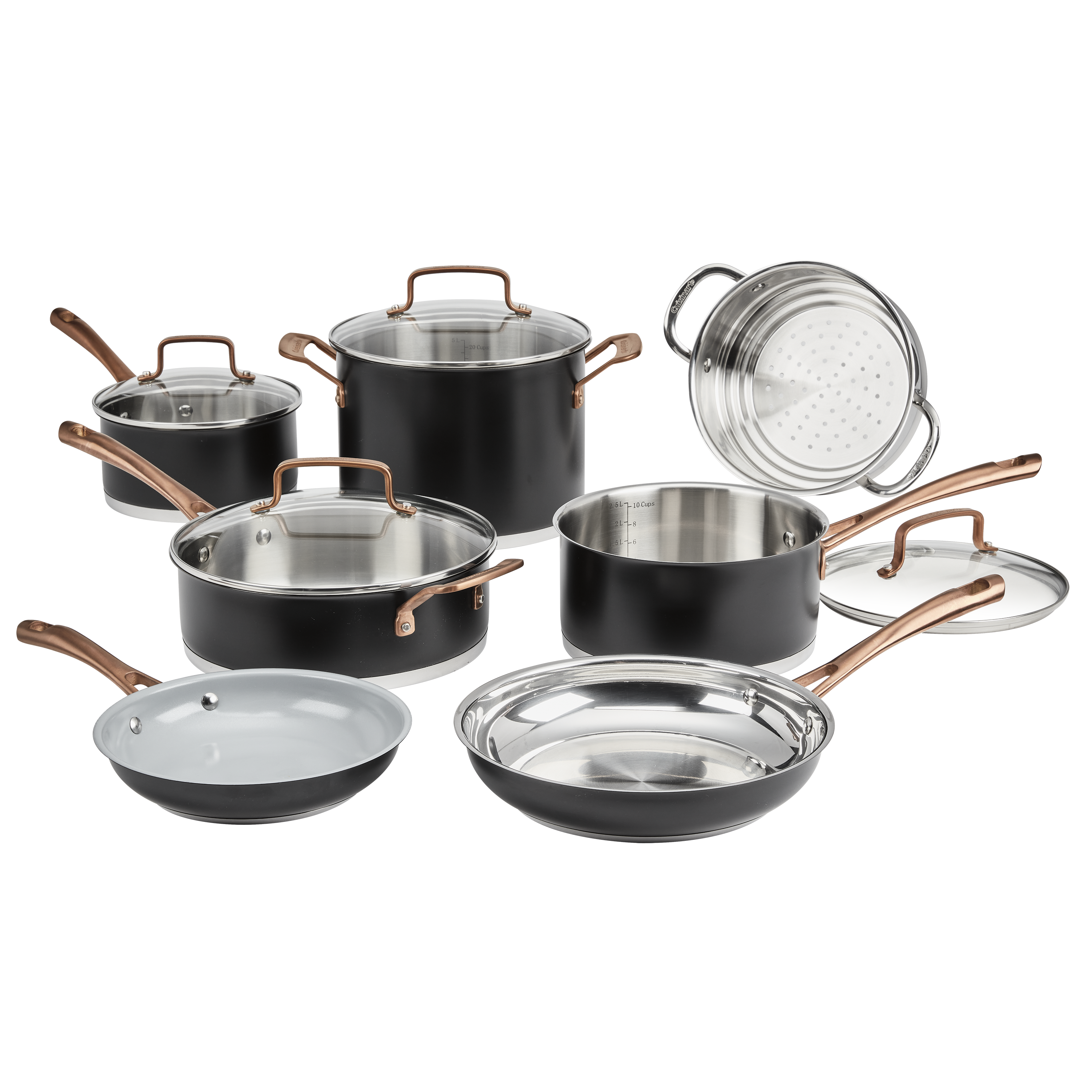 11pc Matte Black Elegance Set