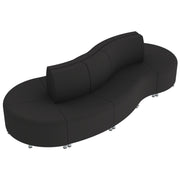 Pro Series Connect Curved Wave Seating, 10-Piece Set - Black