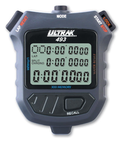 300 Lap Memory Professional Stopwatch, 3-Liner Display