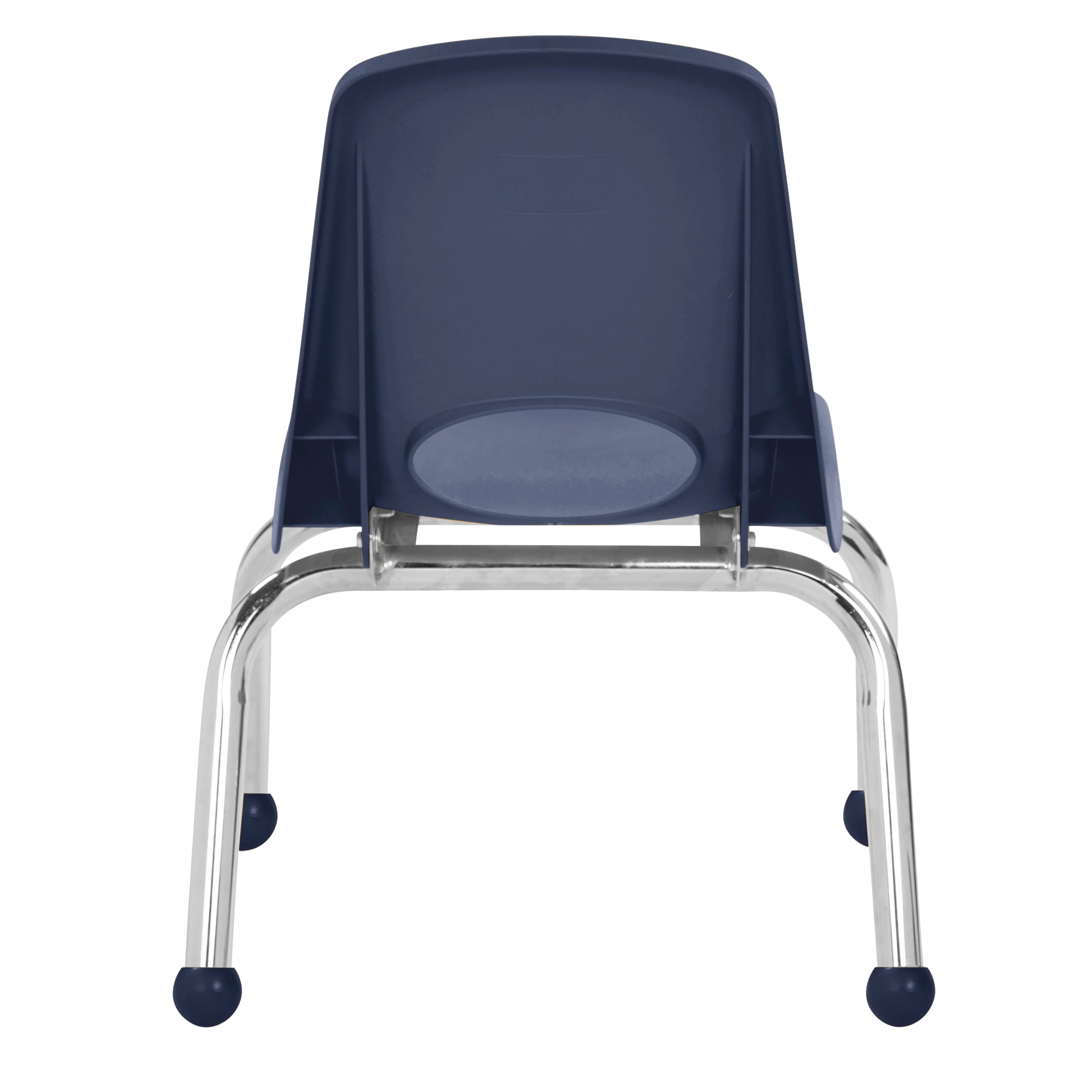10" Stack Chair with Ball Glides - Navy
