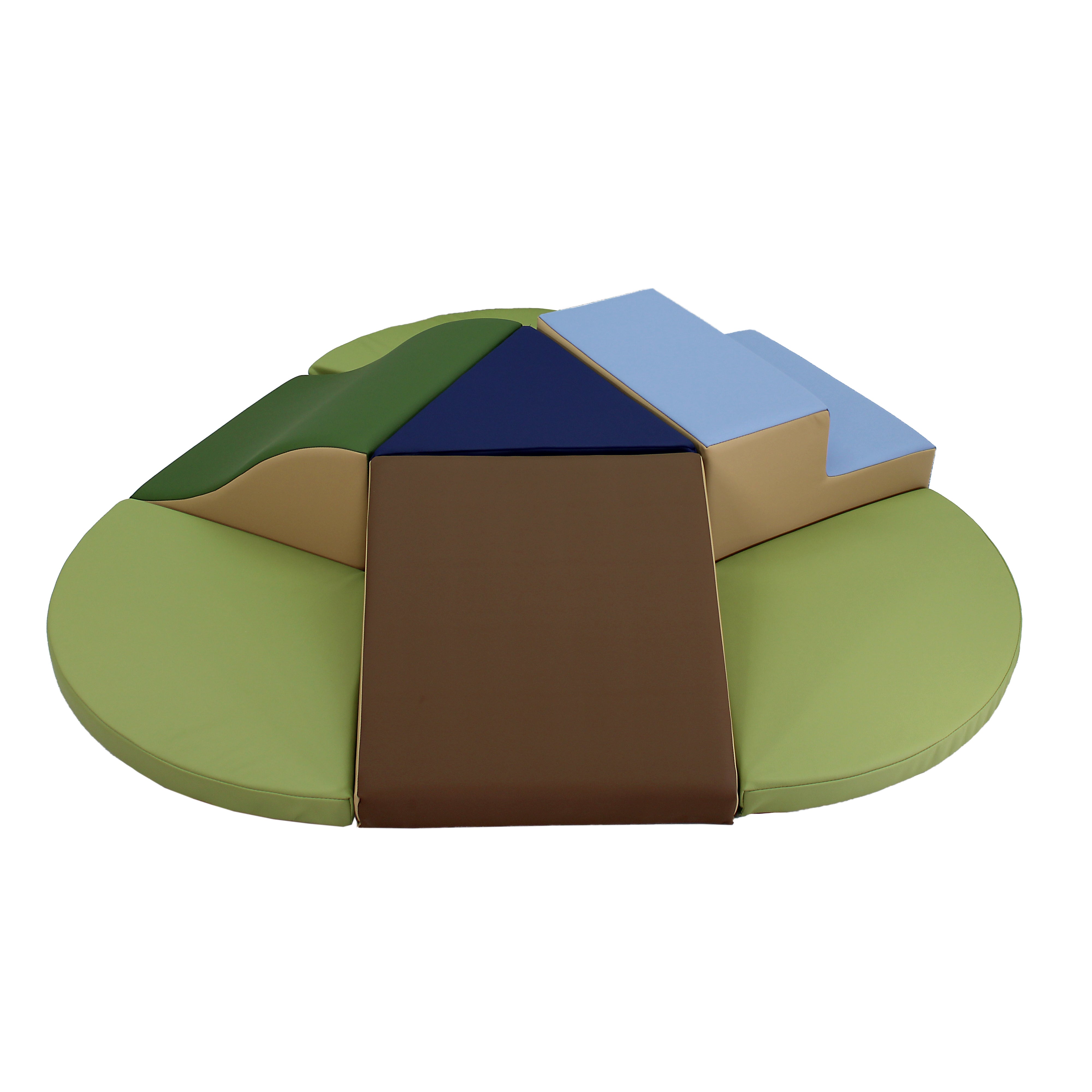 SoftScape Toddler Playtime Junction Climber Plus - Earthtone