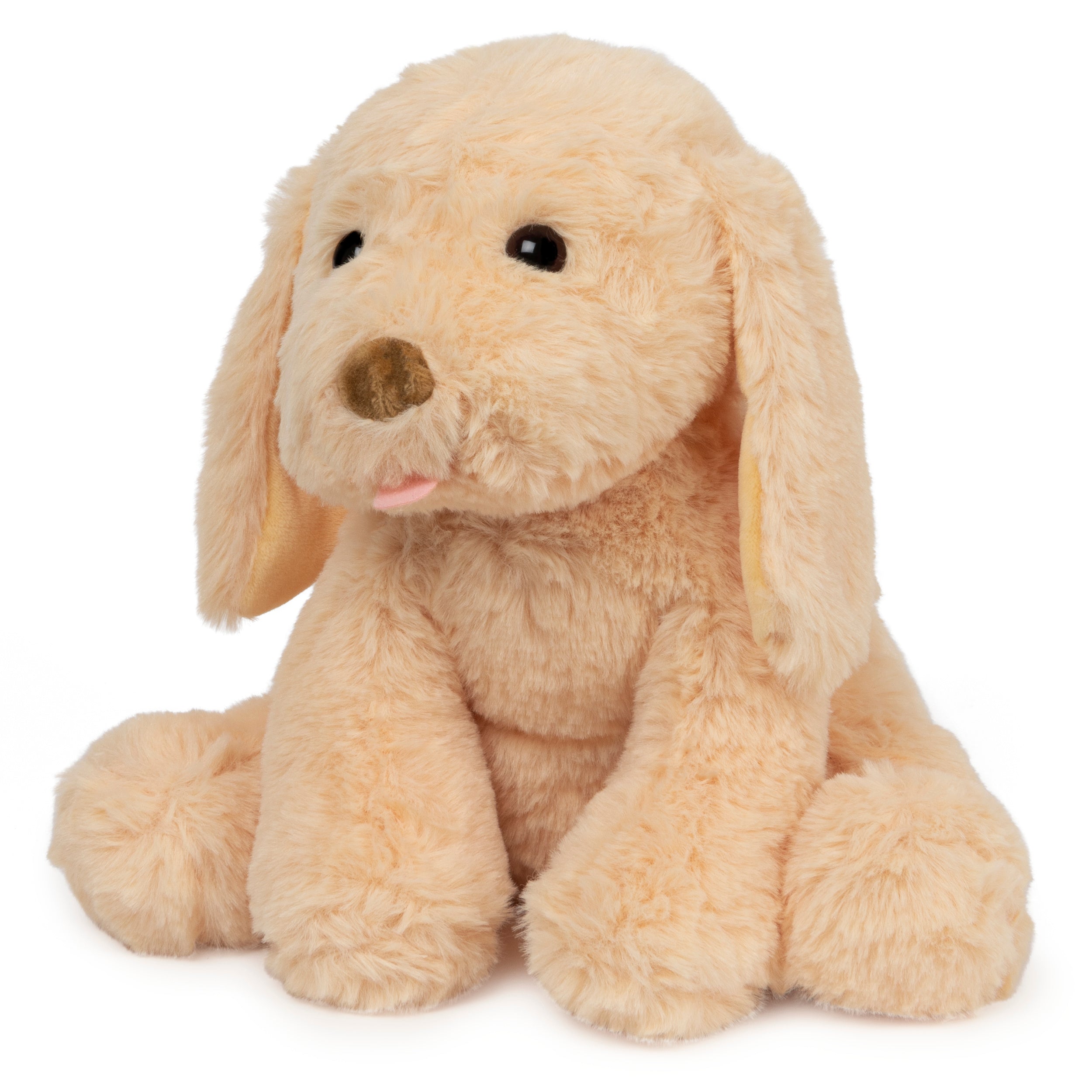 Baby GUND My Pet Puddles Animated Plush, Premium Stuffed Animal Barking Plush Puppy Dog for Ages 1 and Up, Yellow, 12”