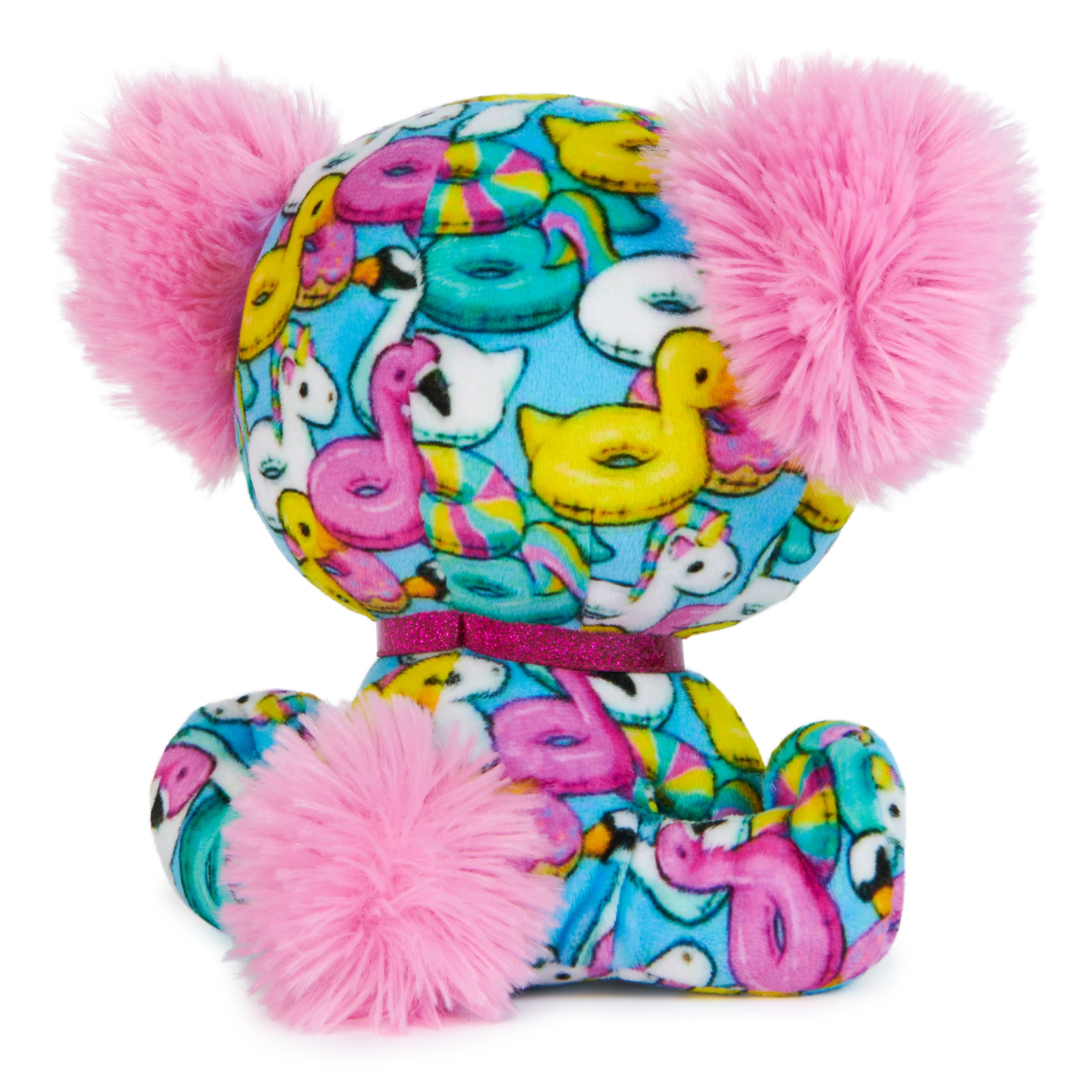 P.Lushes Designer Fashion Pets Angie Springs Premium Koala Stuffed Animal, Pink and Blue, 6”