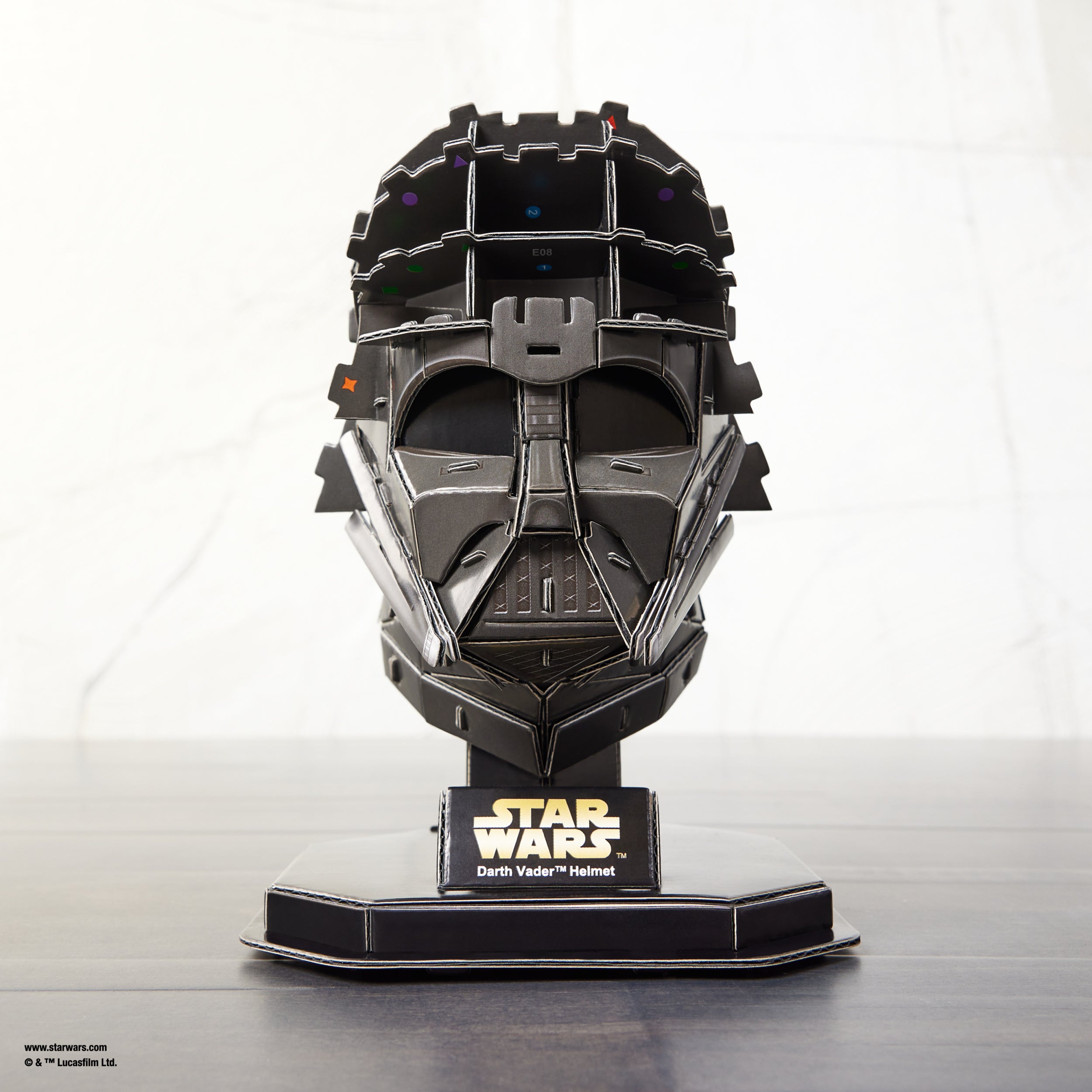 4D Build Star Wars Darth Vader Cardstock 3D Model Kit, Star Wars Gifts, Toys Desk Décor for Fans & Collectors, Adults & Teens 12+