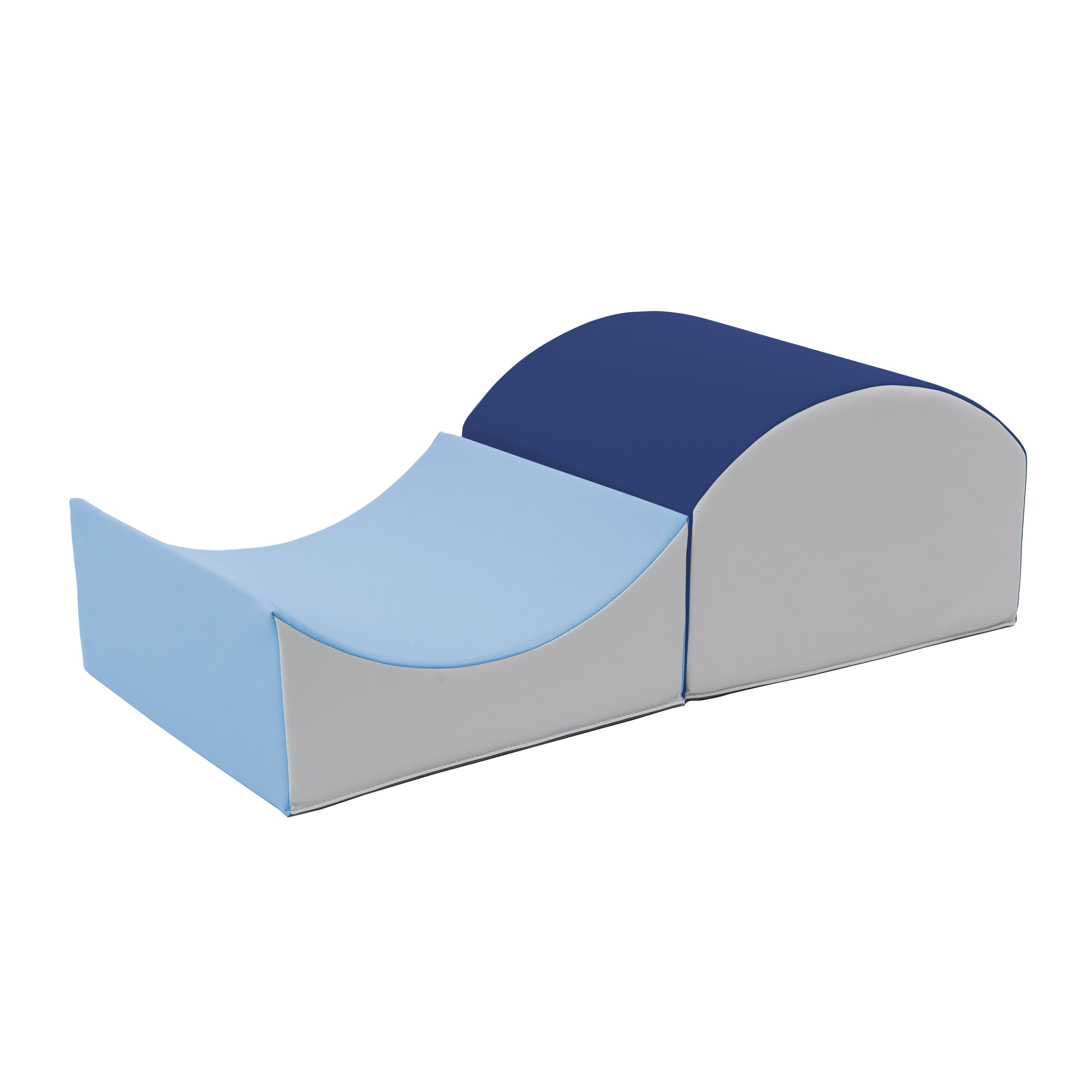 SoftScape Curvy In and Out Playtime Climber, 2-Piece - Navy/Powder Blue