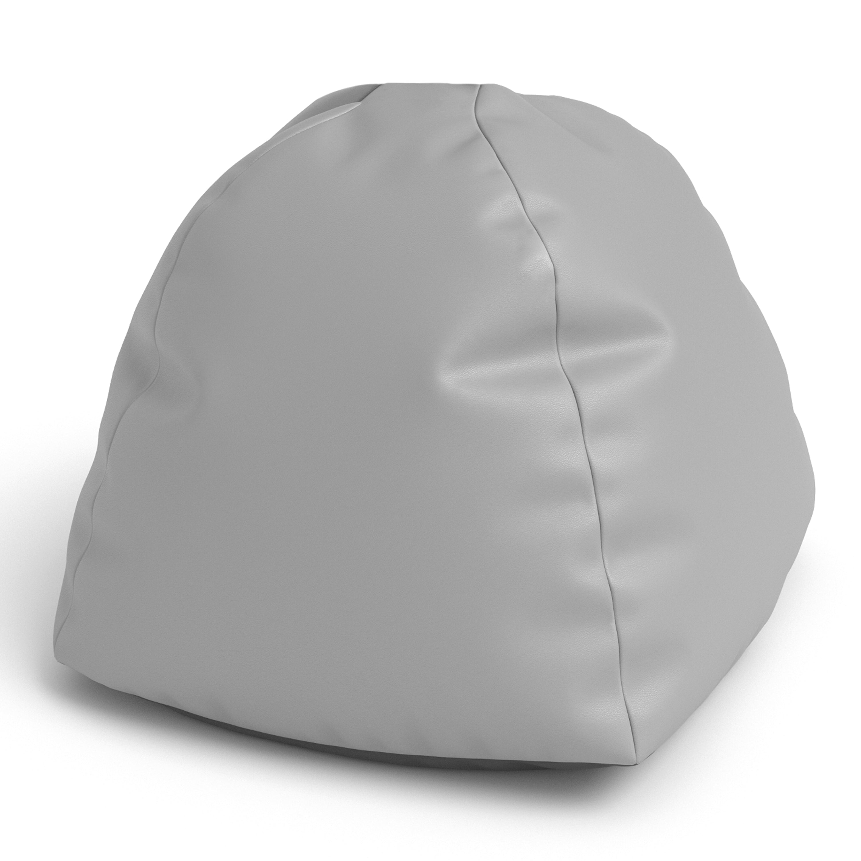 Jaxx Gumdrop Jr. Kids Bean Bag for Early Childhood & Educational Environments, Premium Vinyl - Submarine Grey