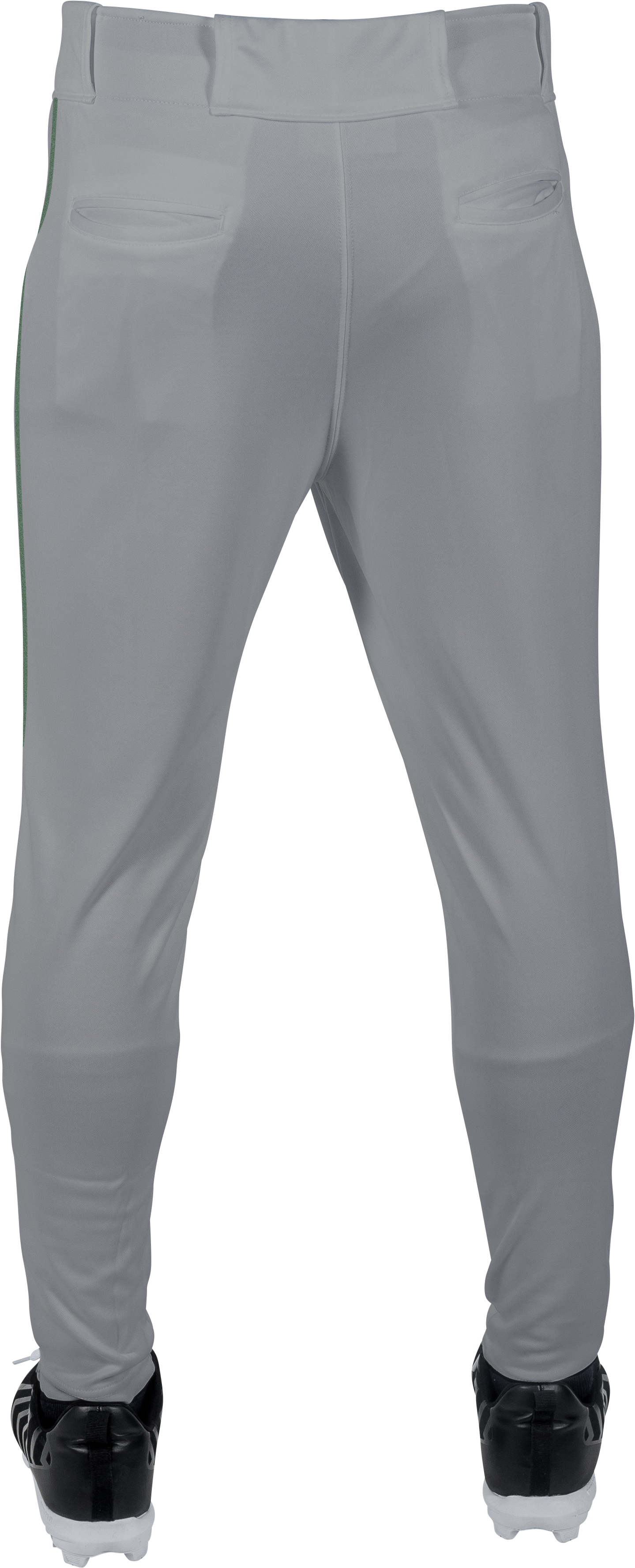 Rawlings Adult Launch Piped Pro Taper Fit Pant  - Small - Blue Gray/Dark Green