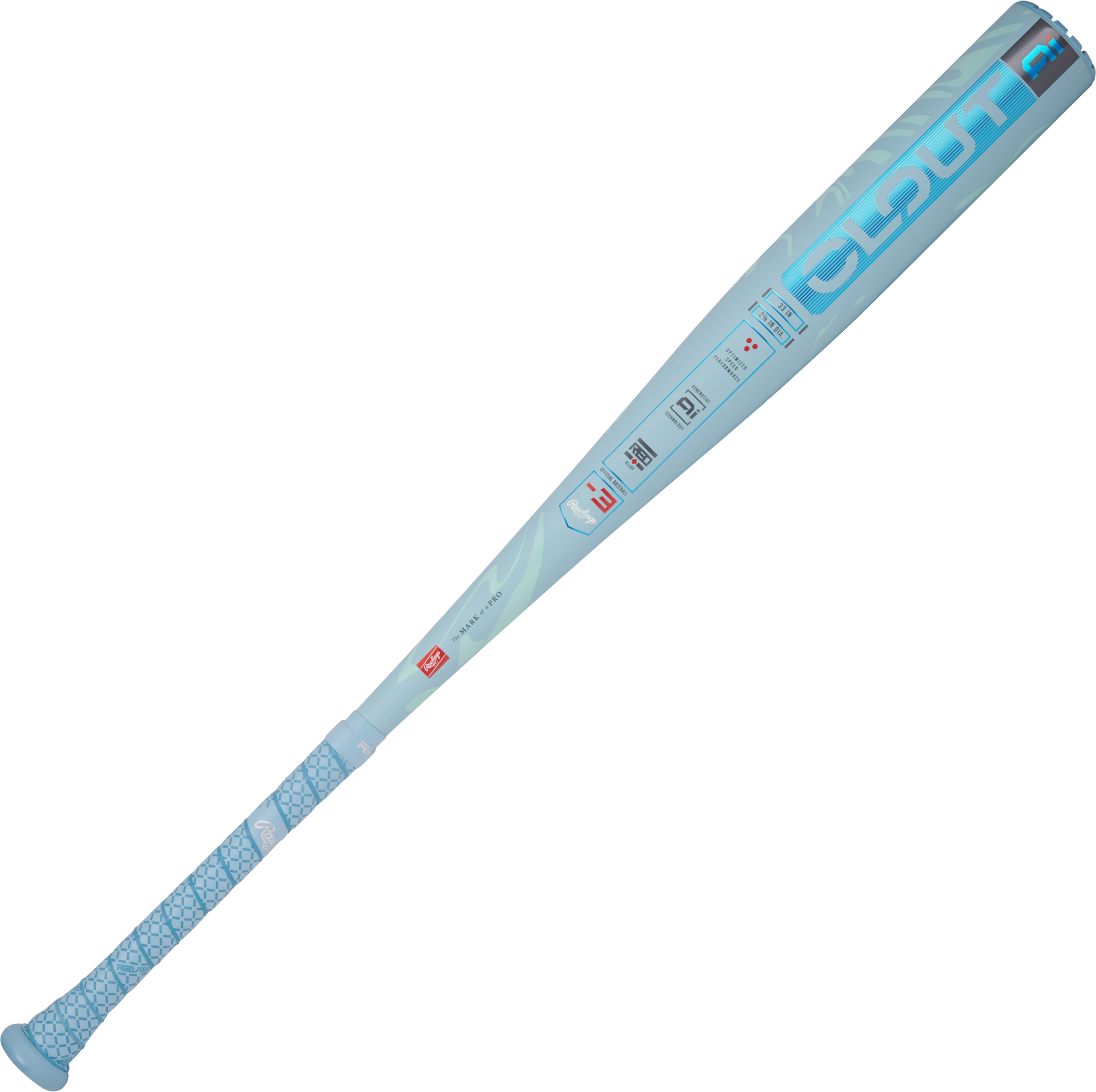 Rawlings Clout Ai -3 Bbcor Baseball Bat  - 30 In