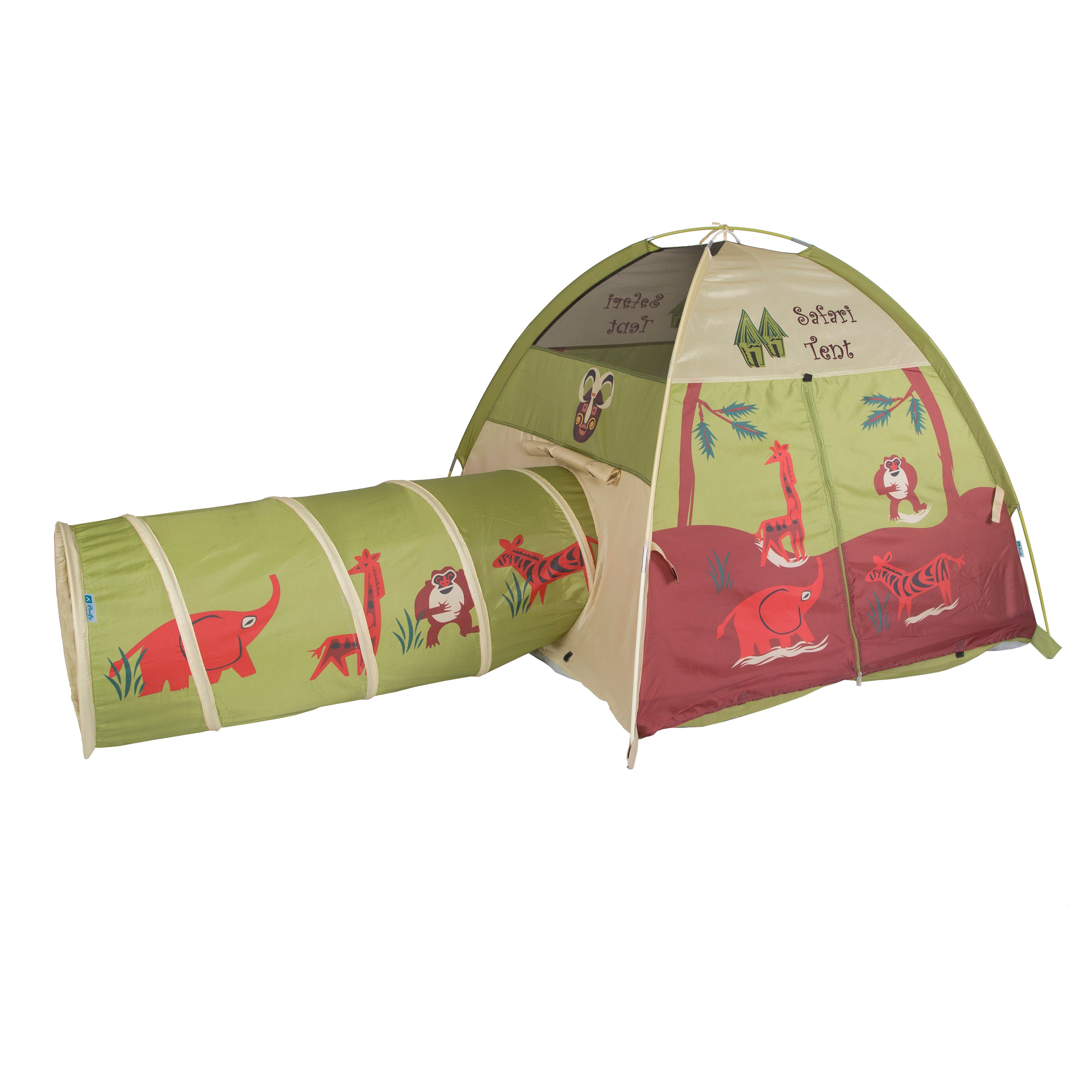 Jungle Safari Tent and Tunnel Combo