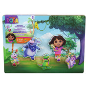 Spin Master Games, Dora the Explorer Sound Puzzle, 5-Piece Wood Puzzle for Toddlers & Kids, Featuring Bluey & Family with Sounds from the Show, Wooden Toddler Learning Toy, for Ages 3 & Up