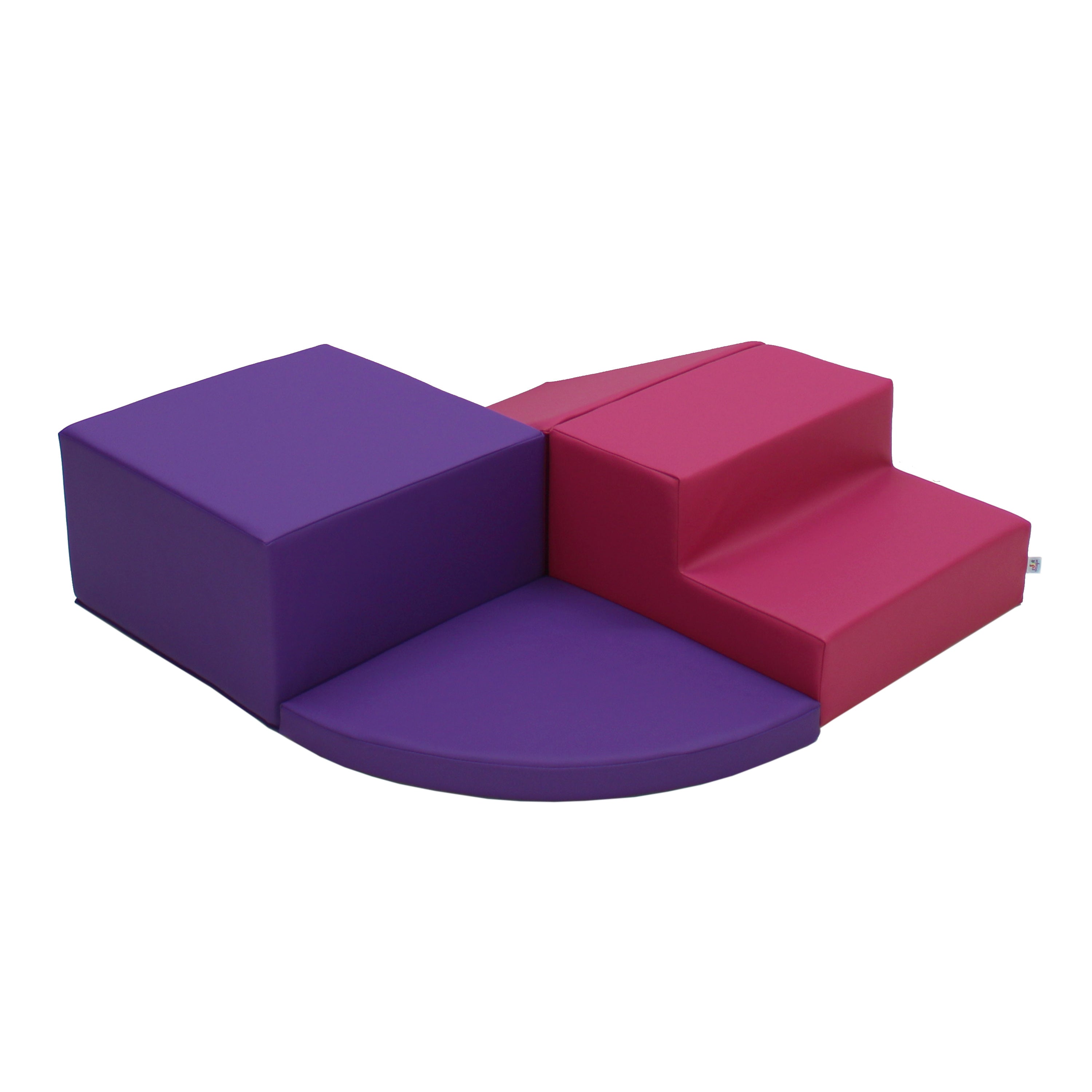 SoftScape Toddler Playtime Corner Climber - Purple/Raspberry