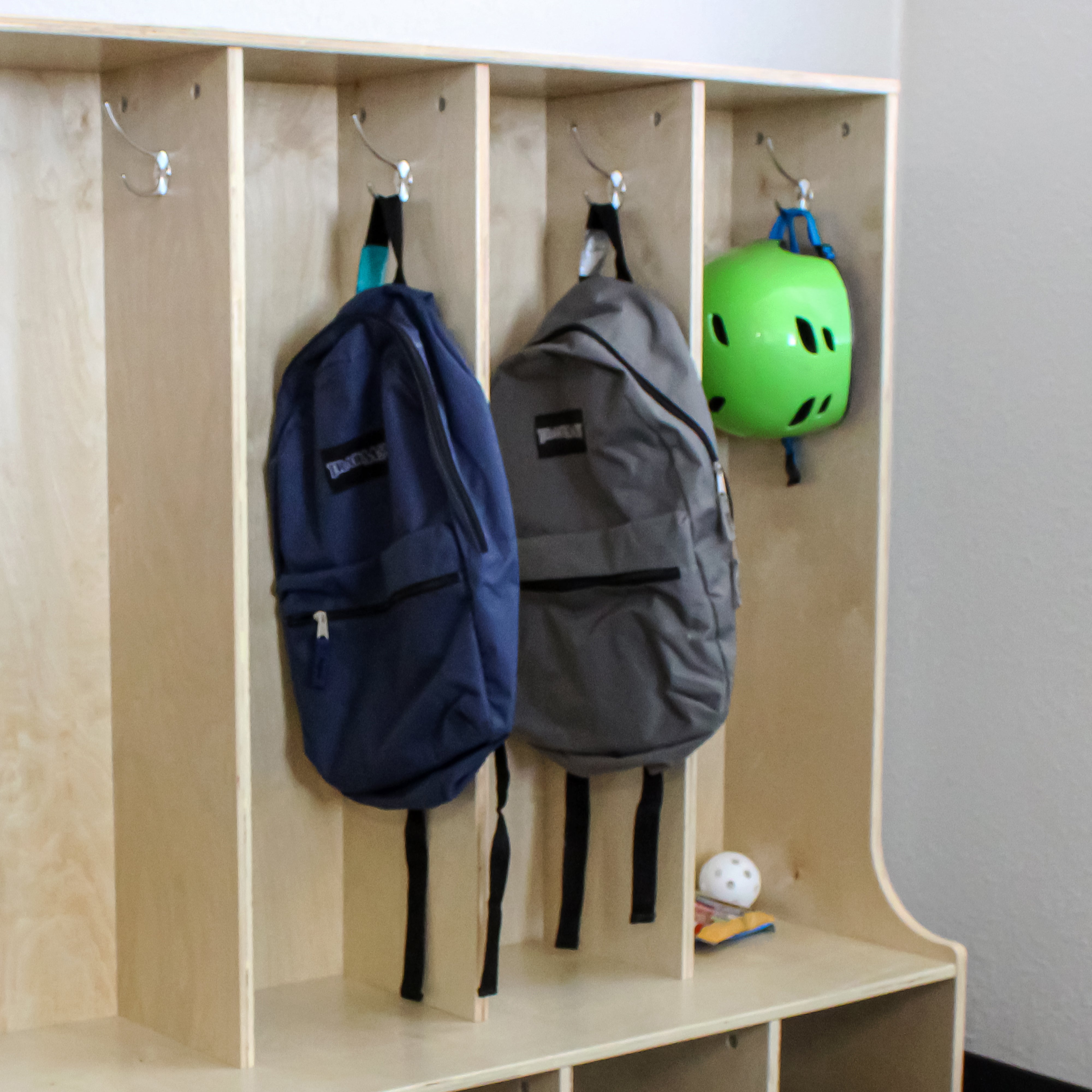 Birch 4-Section Locker