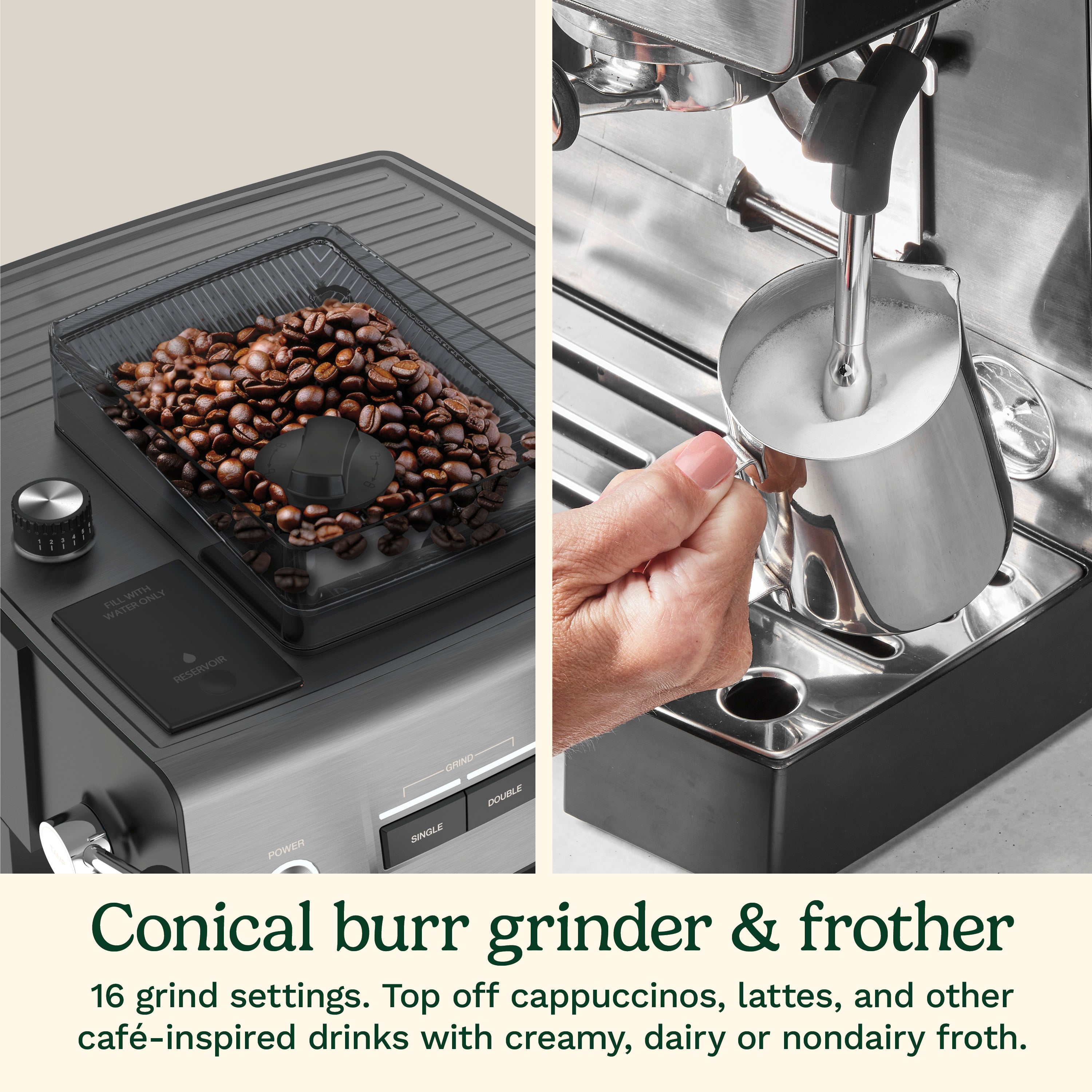 Espresso Bar™ Grind & Brew Espresso Machine