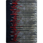 Nightlife 5'4" x 7'8" area rug in color Garnet