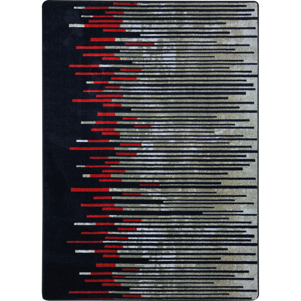 Nightlife 10'9" x 13'2" area rug in color Garnet