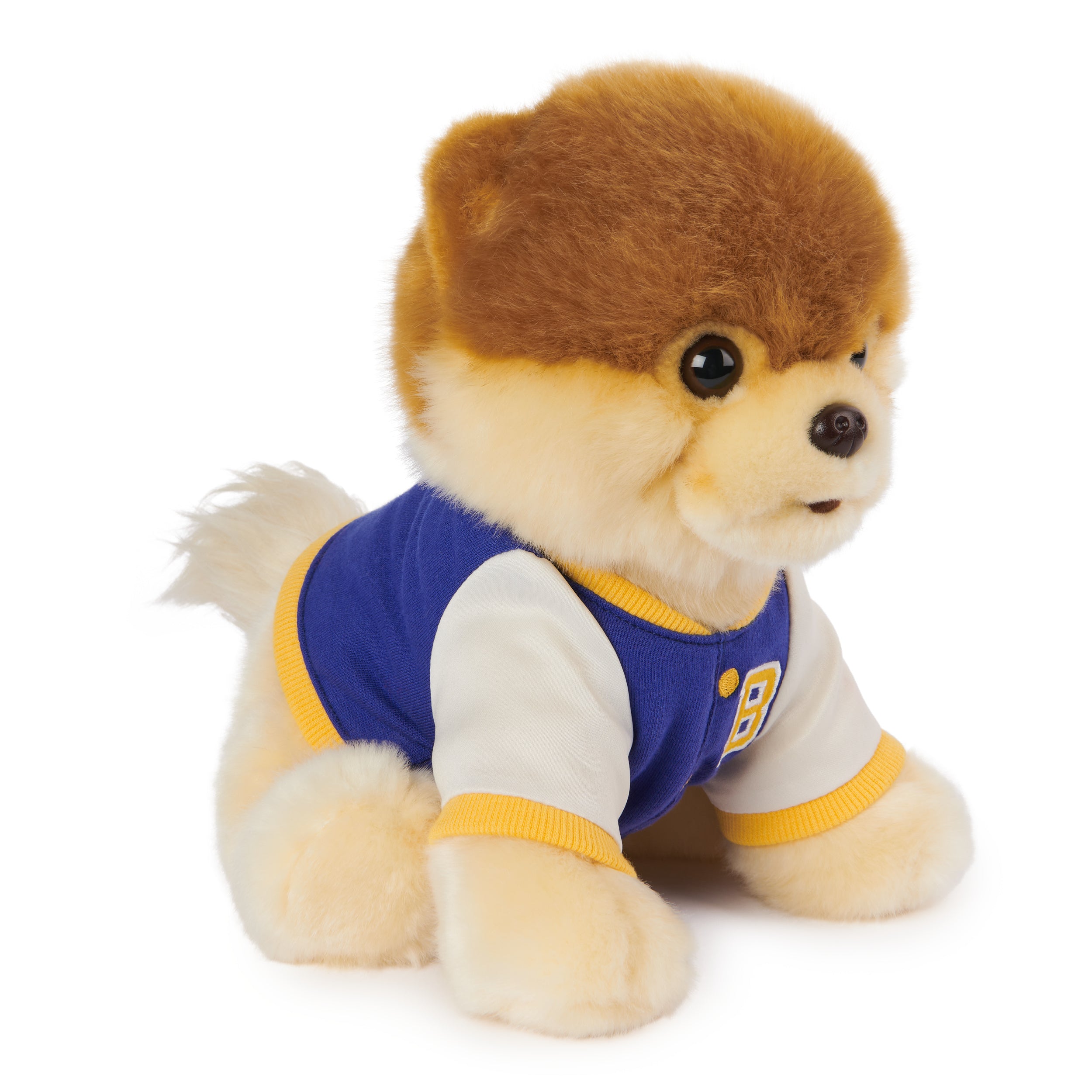 GUND Boo, The World’s Cutest Dog Varsity Jacket Plush Pomeranian Stuffed Animal for Ages 1 and Up, 9”