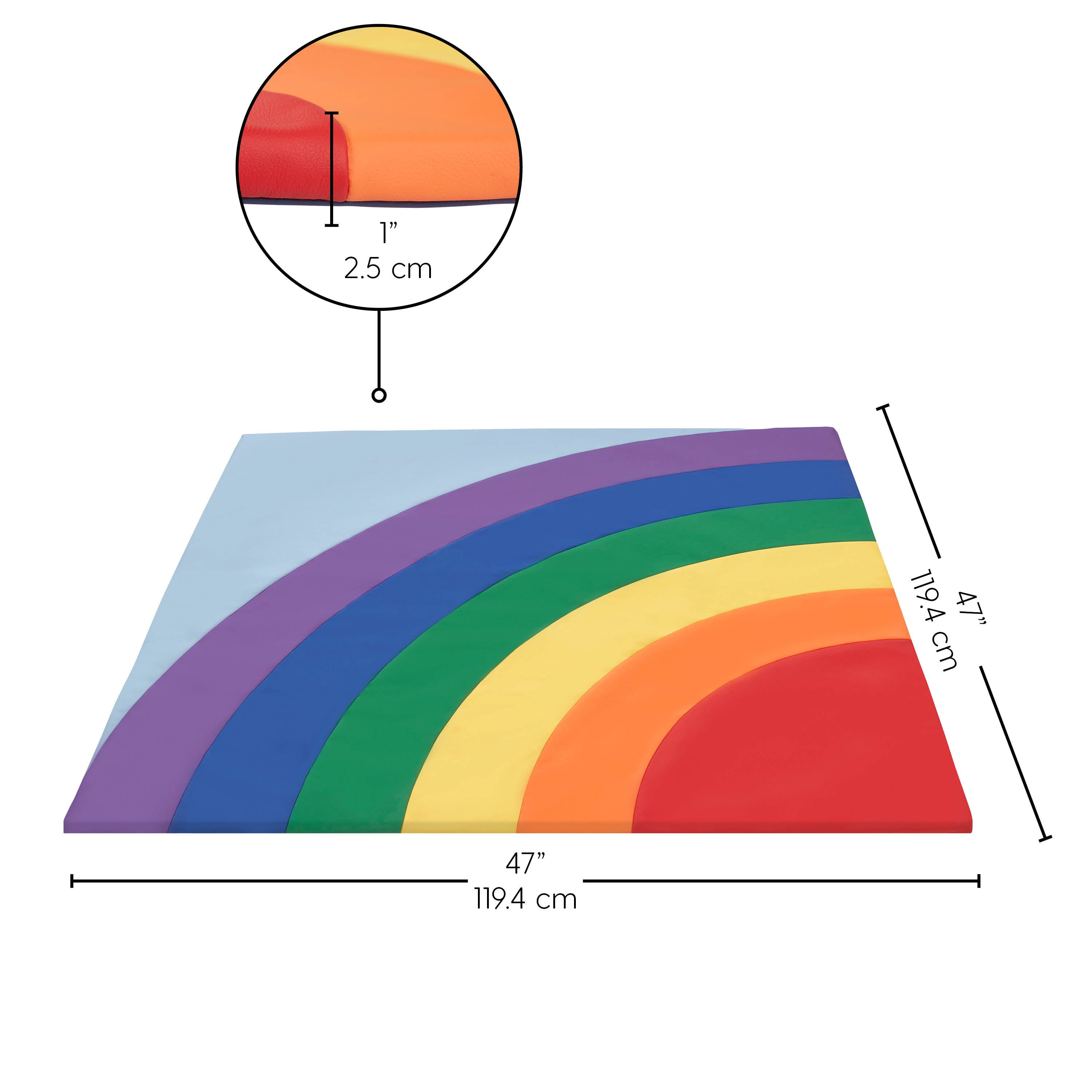 SoftScape Rainbow Activity Mat - Assorted