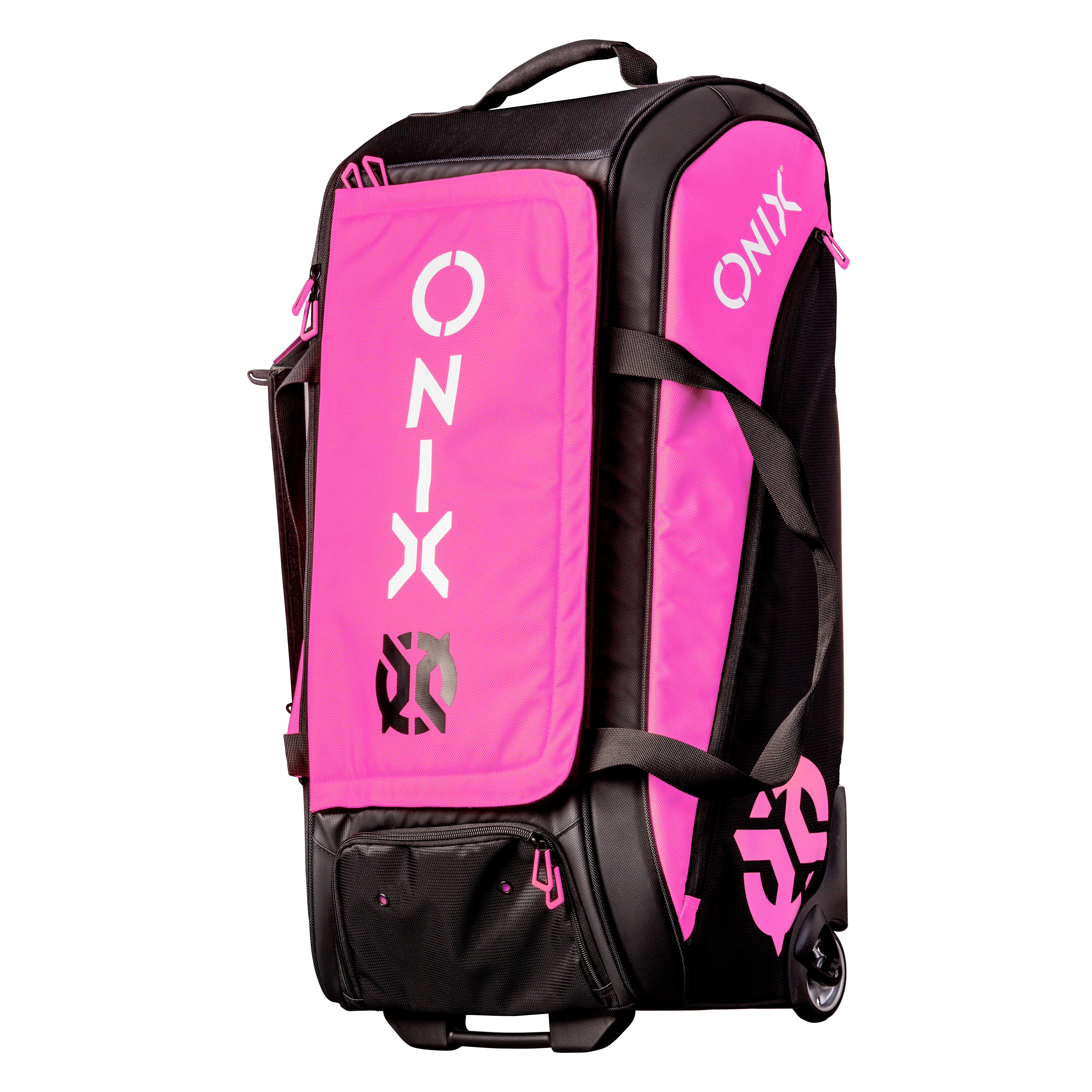ONIX Pro Team Wheeled Duffel Bag — Pink/Black