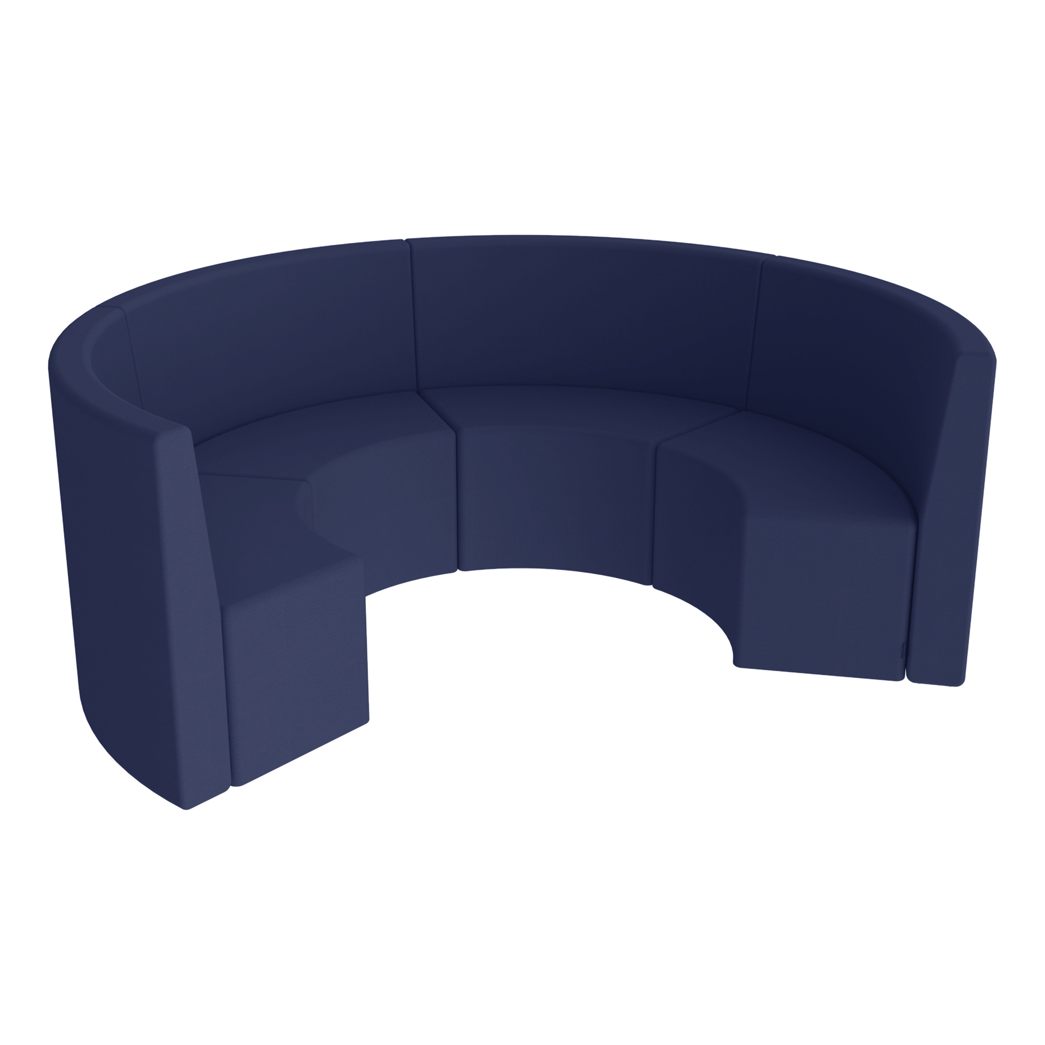 Pro Series S-Curve Tallback Chairs 18" Seat Height, 4-Piece - Navy
