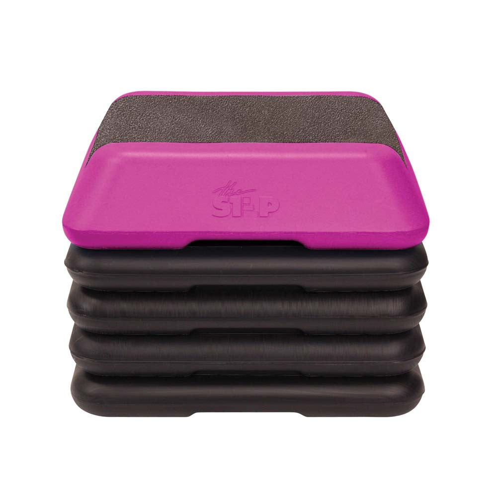 The High Step (Pink Platform And (4) Black Risers) New