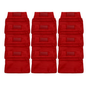 Vinyl Seat Companions, Large, 12-Piece - Red