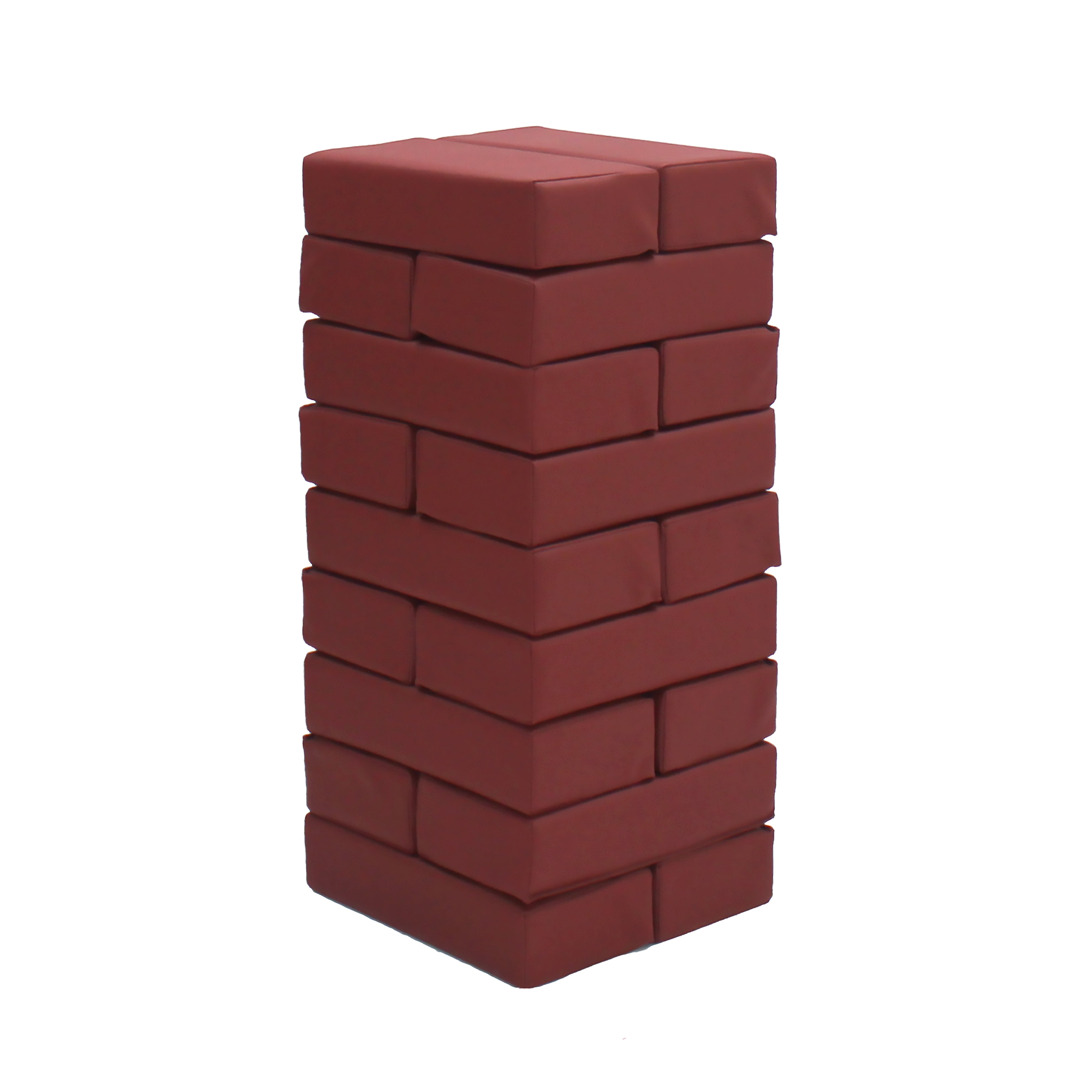 SoftScape Brick Blocks Set, 18-Piece - Burgundy