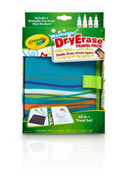 Crayola Washable Dry Erase Travel Pack, Whiteboard for Kids, Ages 4, 5, 6, 7