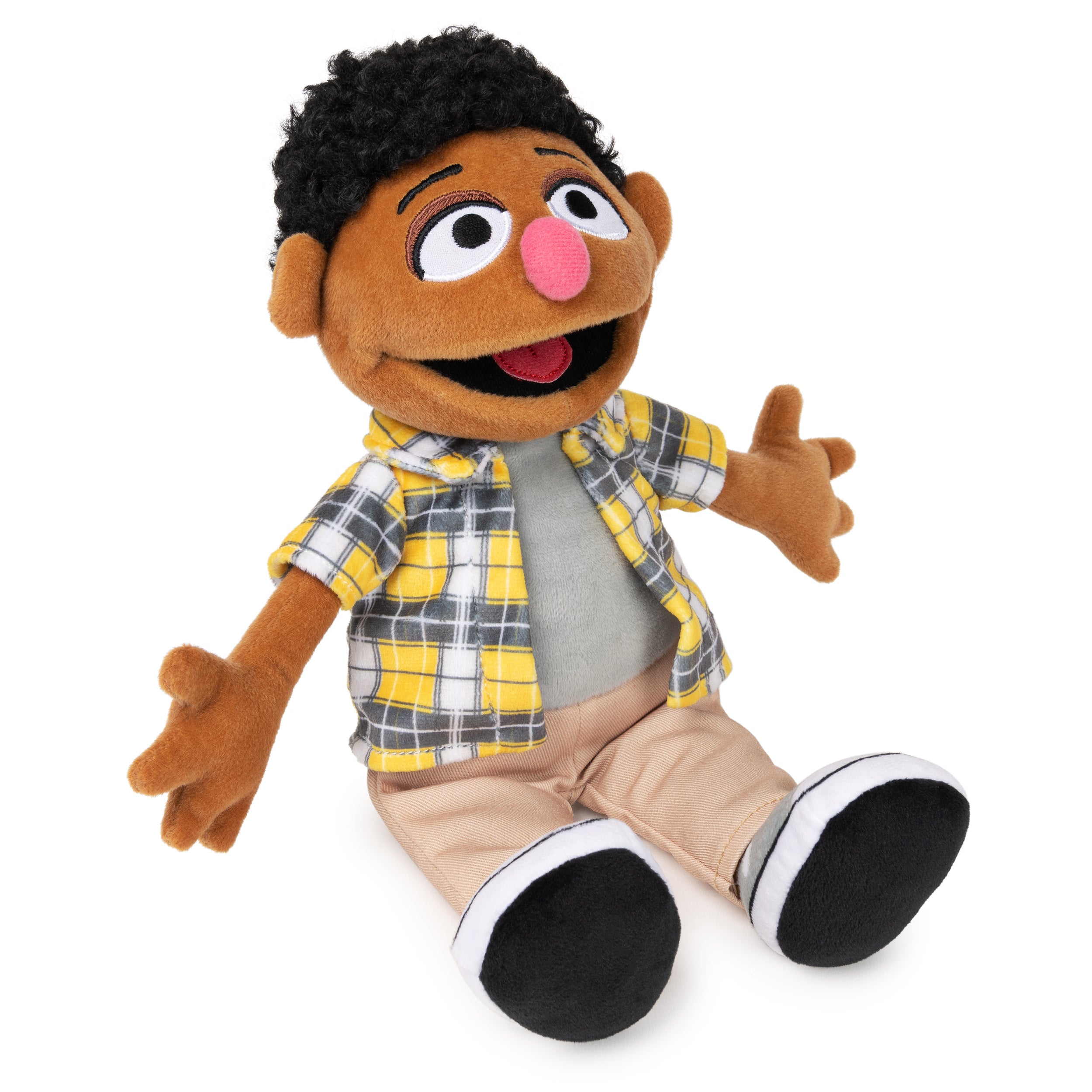 GUND Sesame Street Official Tamir Plush, Premium Plush Doll for Ages 1 & Up, 13”