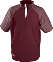 Rawlings Youth Colorsync Short Sleeve Cage Jacket - Small - Maroon