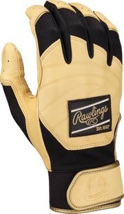 Rawlings Adult Pro Preferred Baseball Batting Gloves - Small - Camel/Black