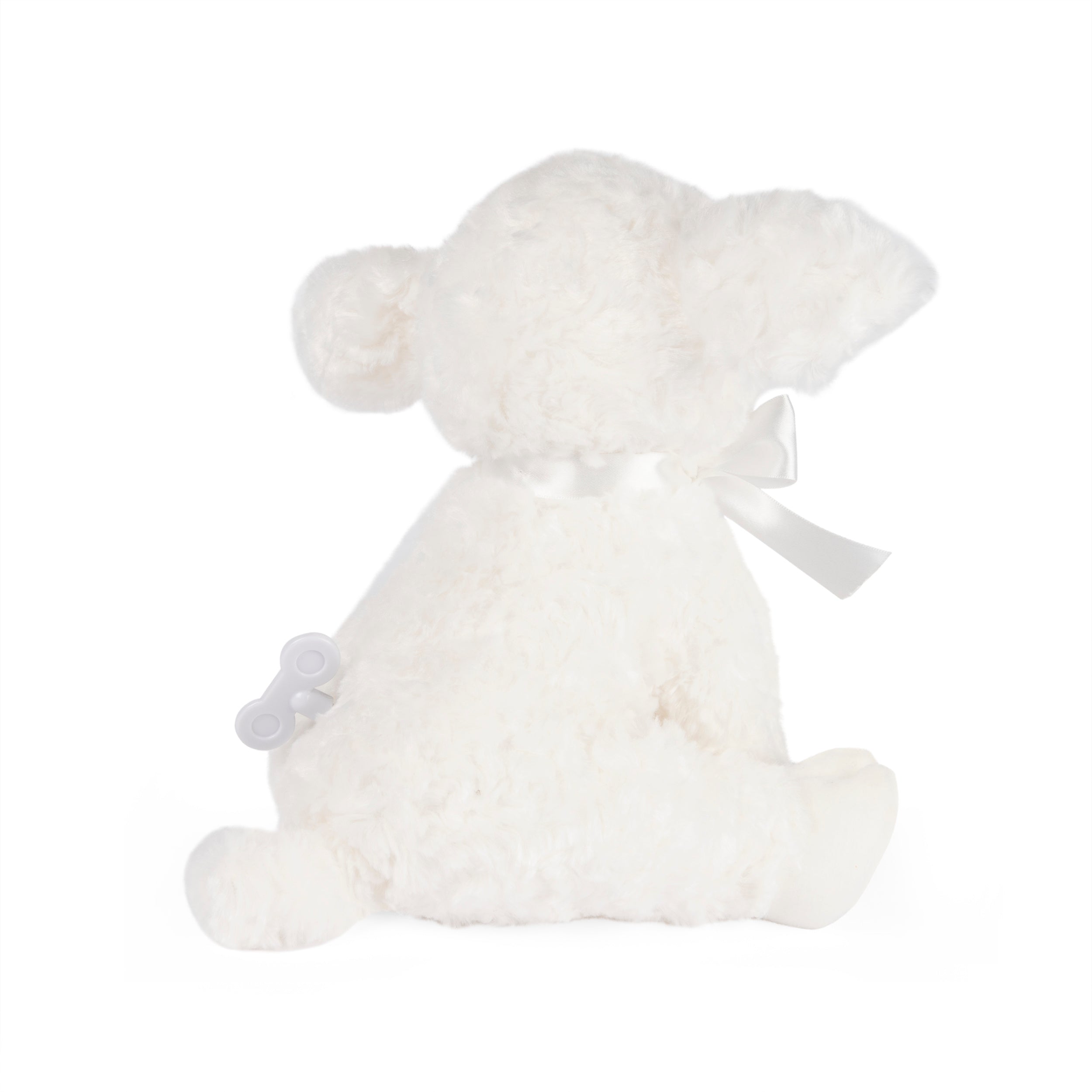 Baby GUND Lena Lamb Keywind Musical Plush, Plays Brahms’ Lullaby, Stuffed Animal Sensory Toy for Babies 10 Months & Up, White, 10”