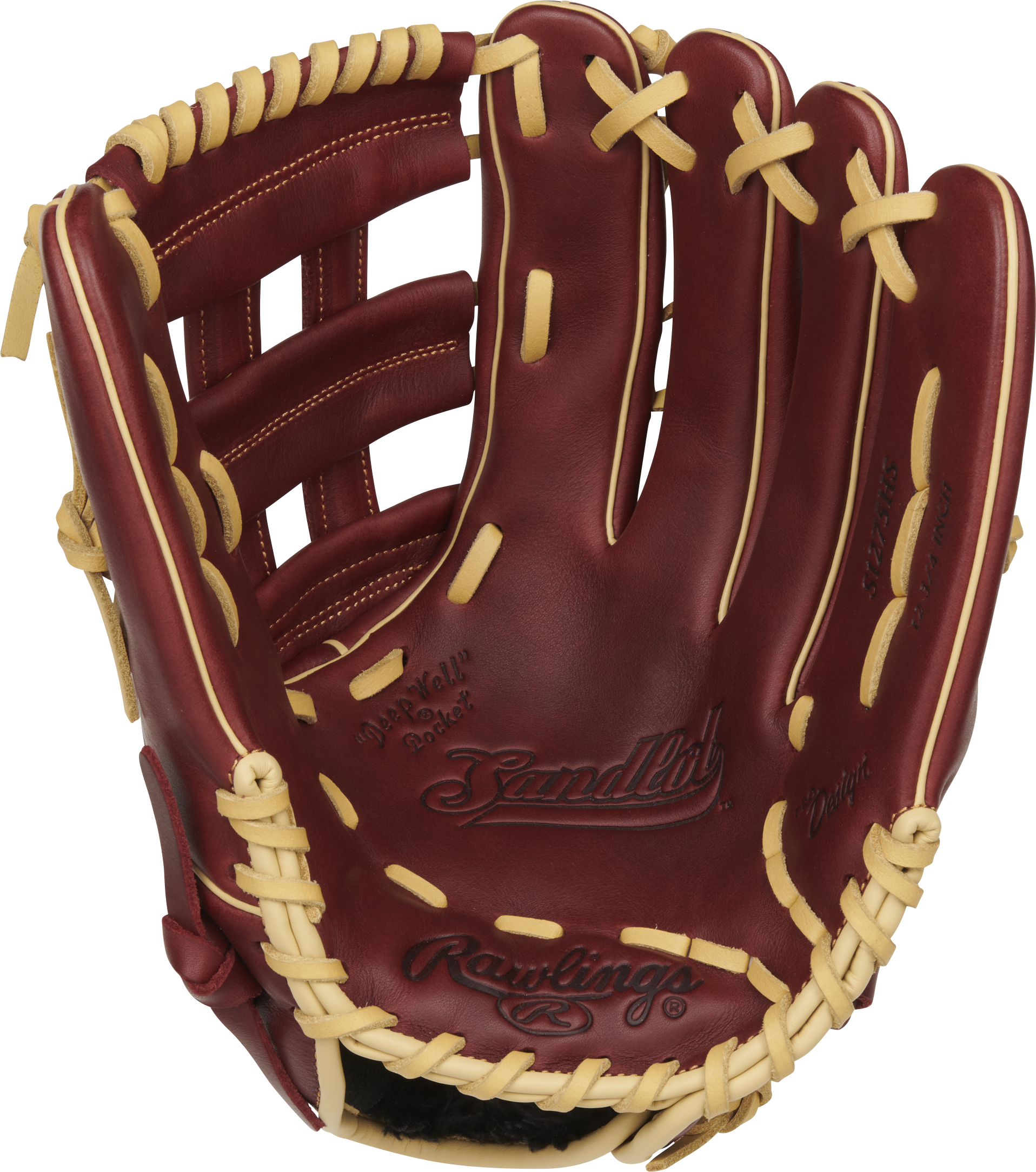 Rawlings Sandlot Series 12.75-Inch Baseball Glove  - Right Hand Thrower - Sherry
