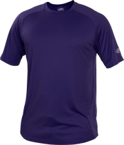 Rawlings Adult Crew Neck Short Sleeve Jersey - Small - Purple