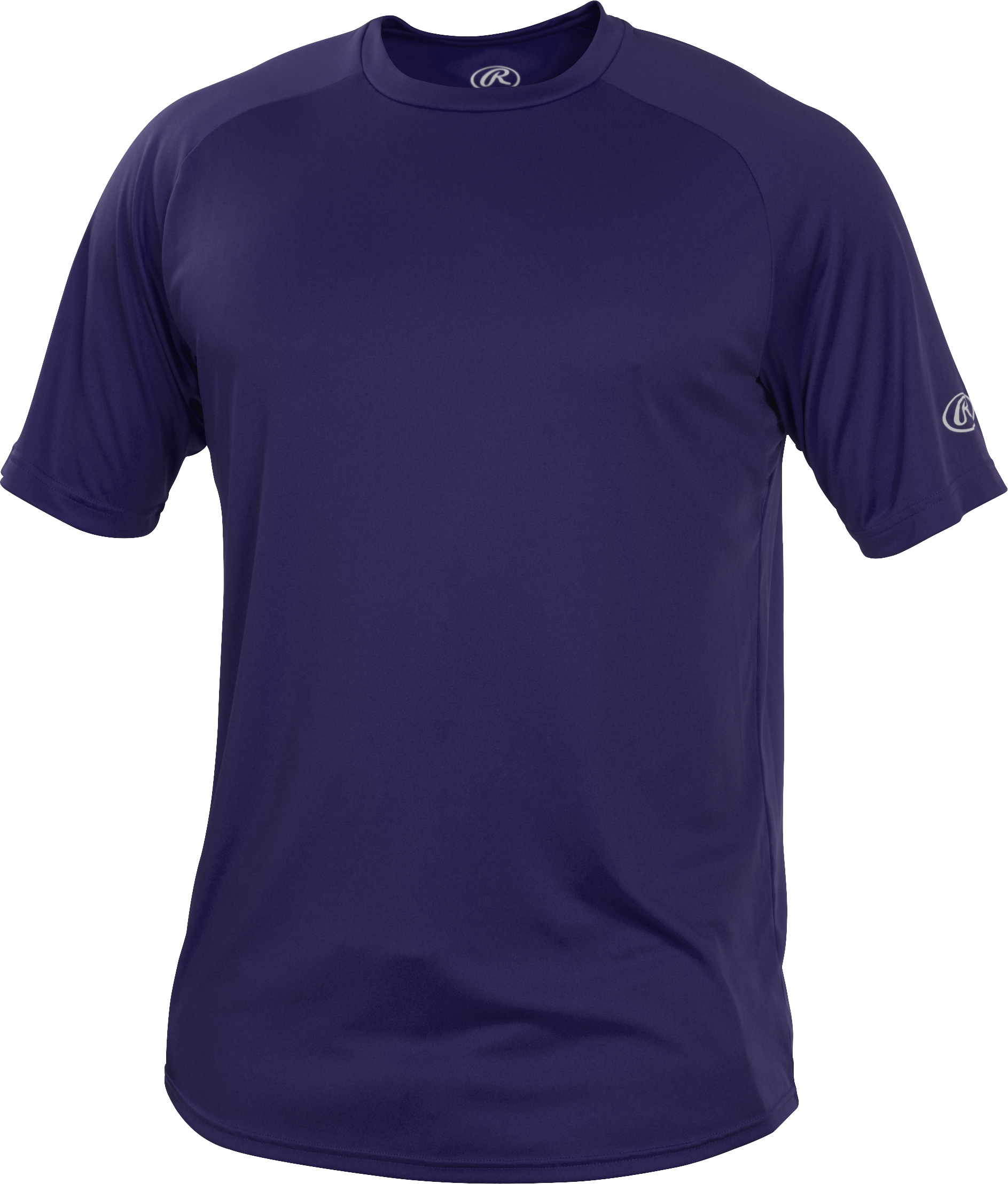 Rawlings Adult Crew Neck Short Sleeve Jersey - Small - Purple