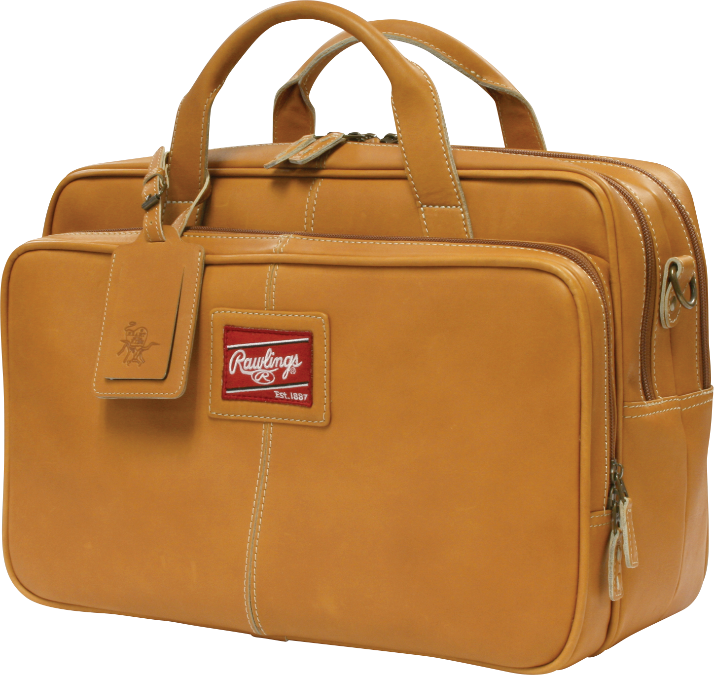 Heart Of The Hide Briefcase - 16" X 10" X 7" - Tan