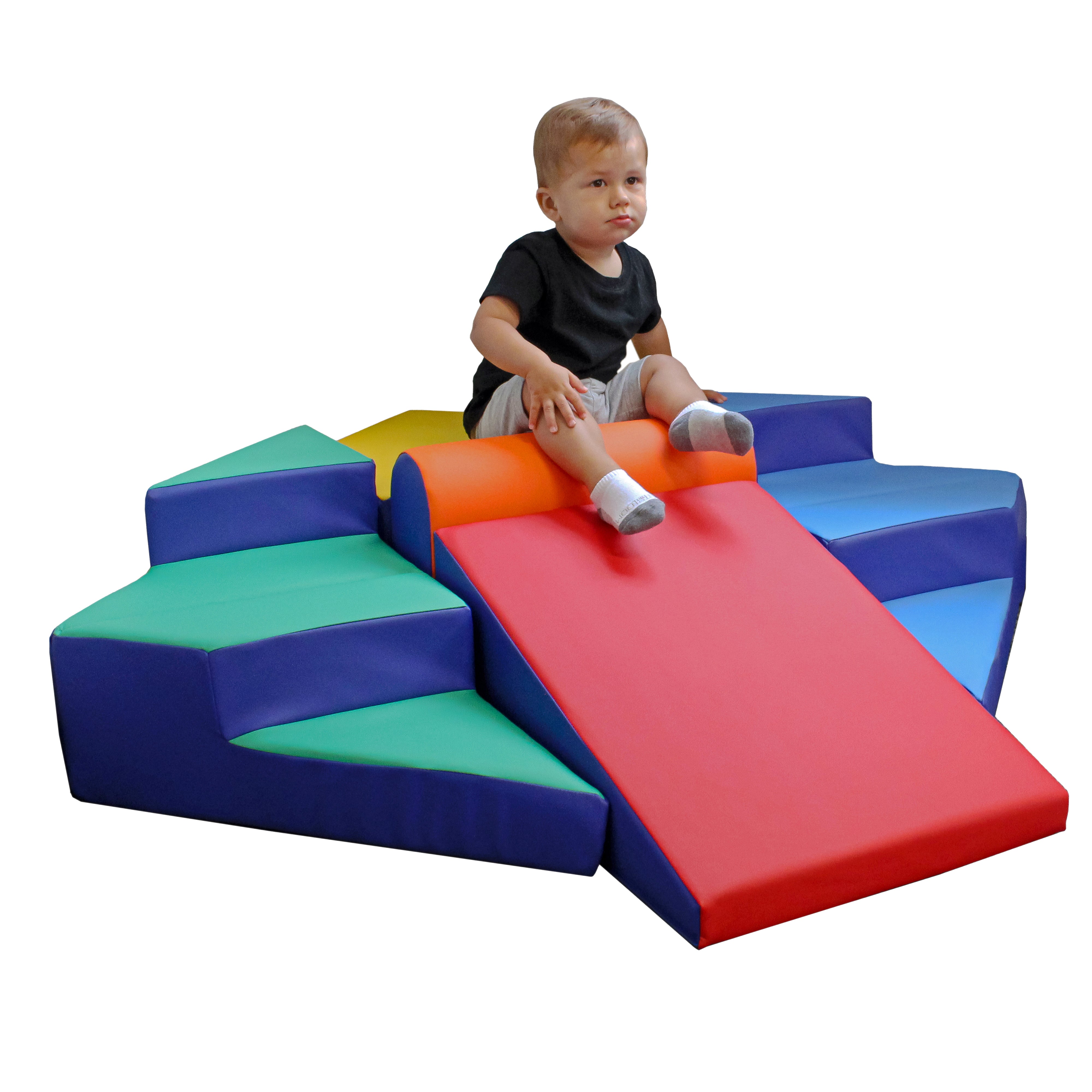 SoftScape Step Up and Slide Corner Climber - Assorted