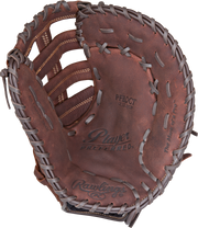 Rawlings Player Preferred Adult Series First Base Mitt 12.5-Inch Baseball Glove - Right Hand Thrower - Dark Brown