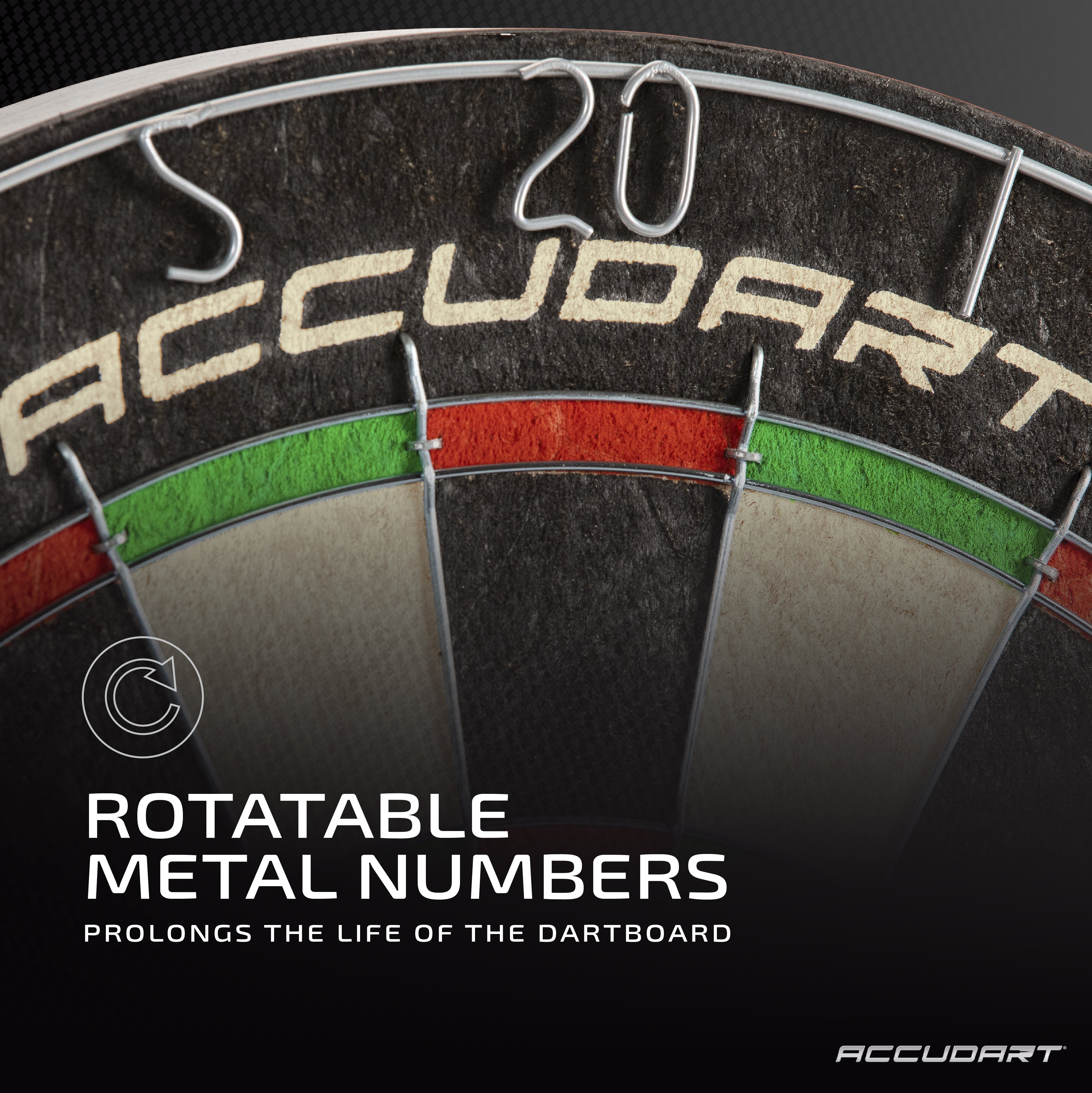 Accudart Rival Bristle Dartboard