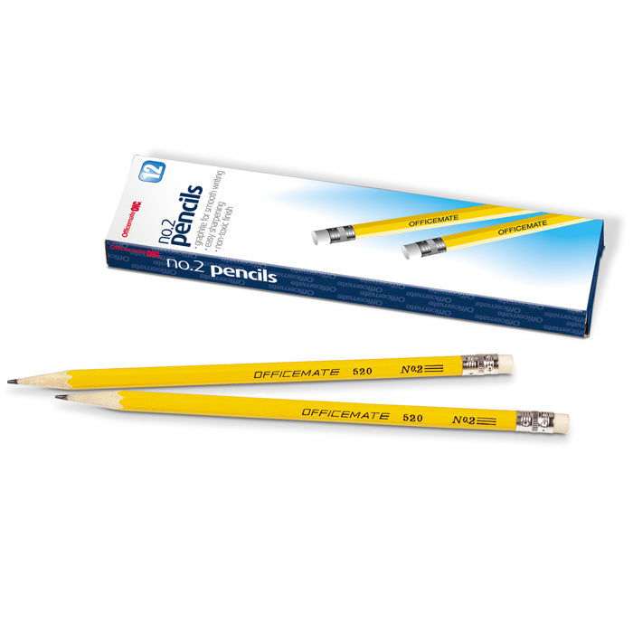Pencils, No. 2, Wood Cased, 12PK