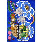 Noah's Ark 10'9" x 13'2" area rug in color Multi