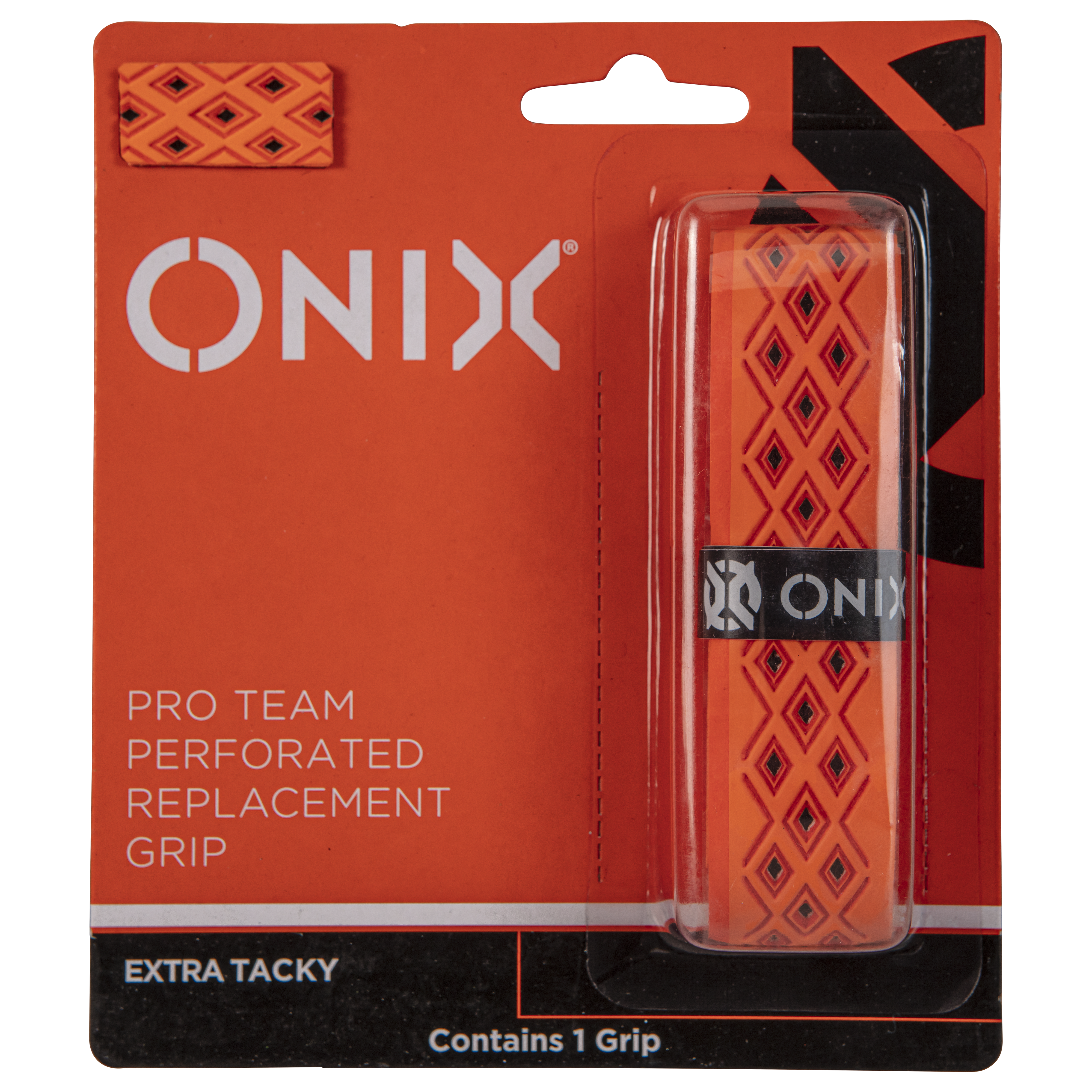 ONIX Pickleball Pro Team Perforated Replacement Grip - Black/Orange