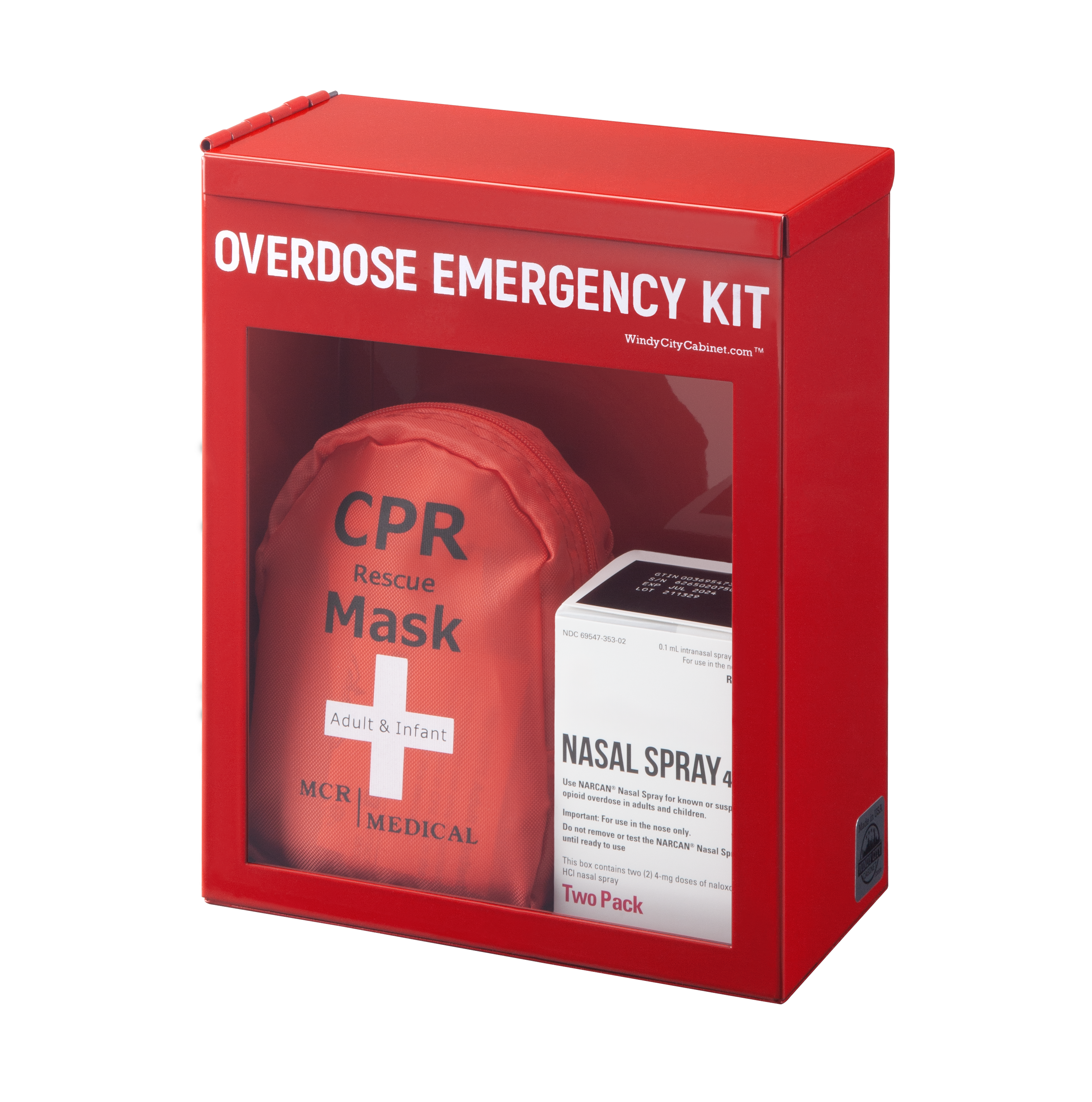 Non-Locking Overdose Cabinet