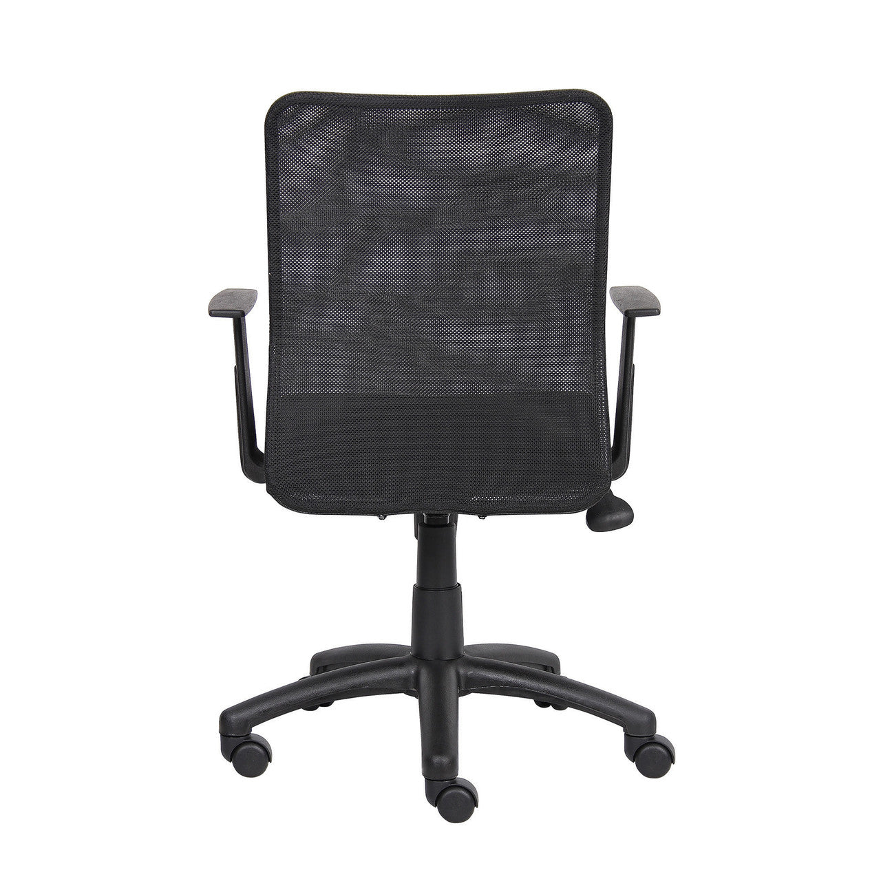OfficeSource Crossway Mesh Back Task Chair with Black Base - Black Seat with Black Back