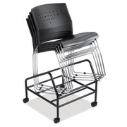 OfficeSource Tower Chair Dolly - Black