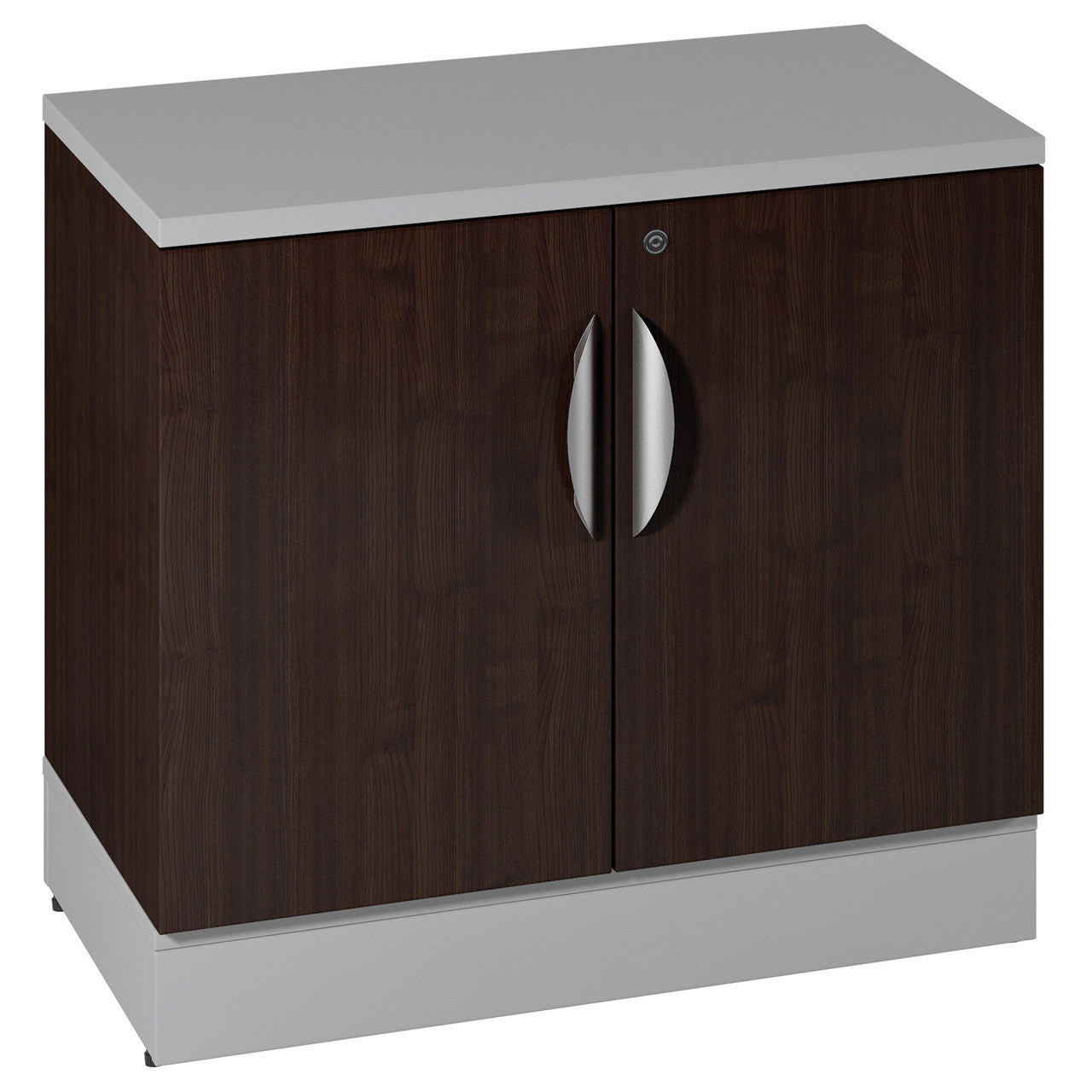 OfficeSource Cosmo Collection Storage Cabinet - Cordova Brown