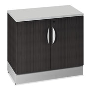 OfficeSource Cosmo Collection Storage Cabinet - Steely Gray