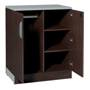 OfficeSource Cosmo Collection Wardrobe/Bookcase - Cordova Brown