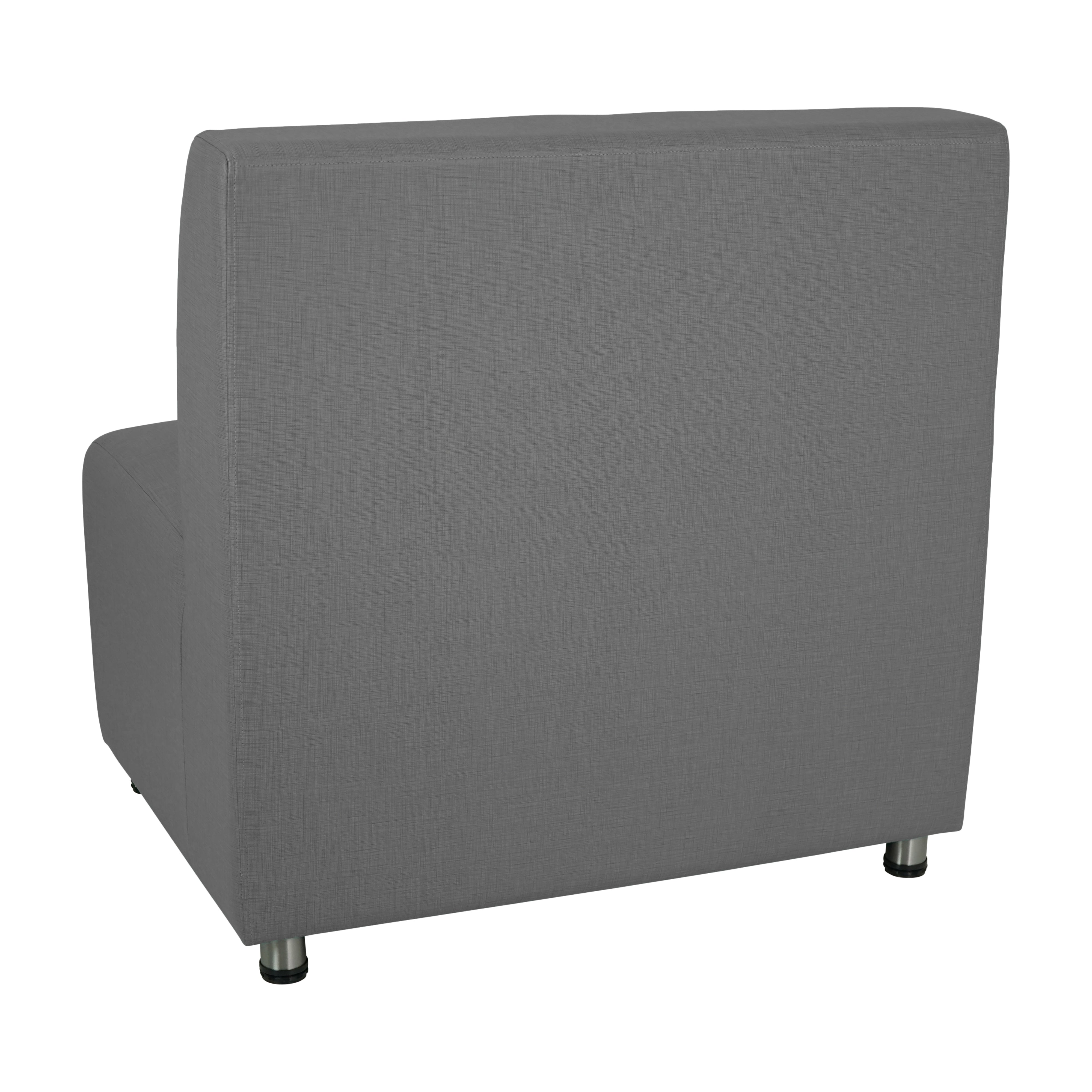 Pro Series Connect Booth with Cafe Table, 5-Piece Set - Slate Gray Crosshatch/Gray/Graphite/Black