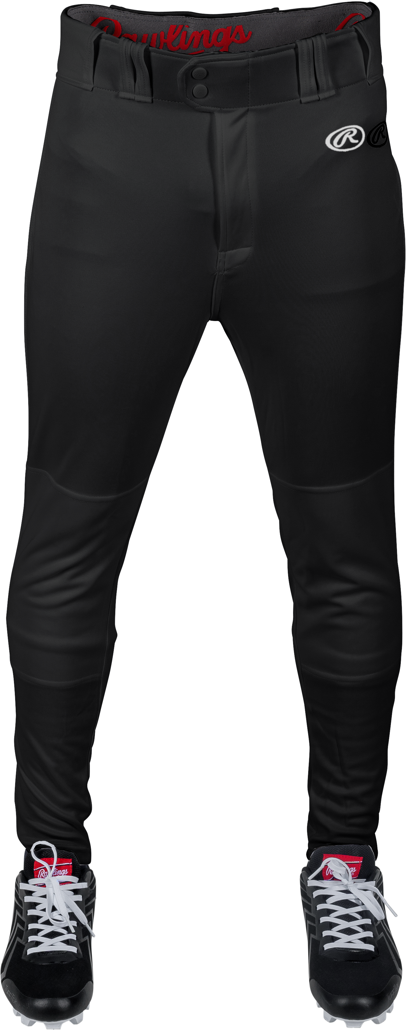 Rawlings Adult Launch Solid Pro Taper Fit Pant - Small - Black